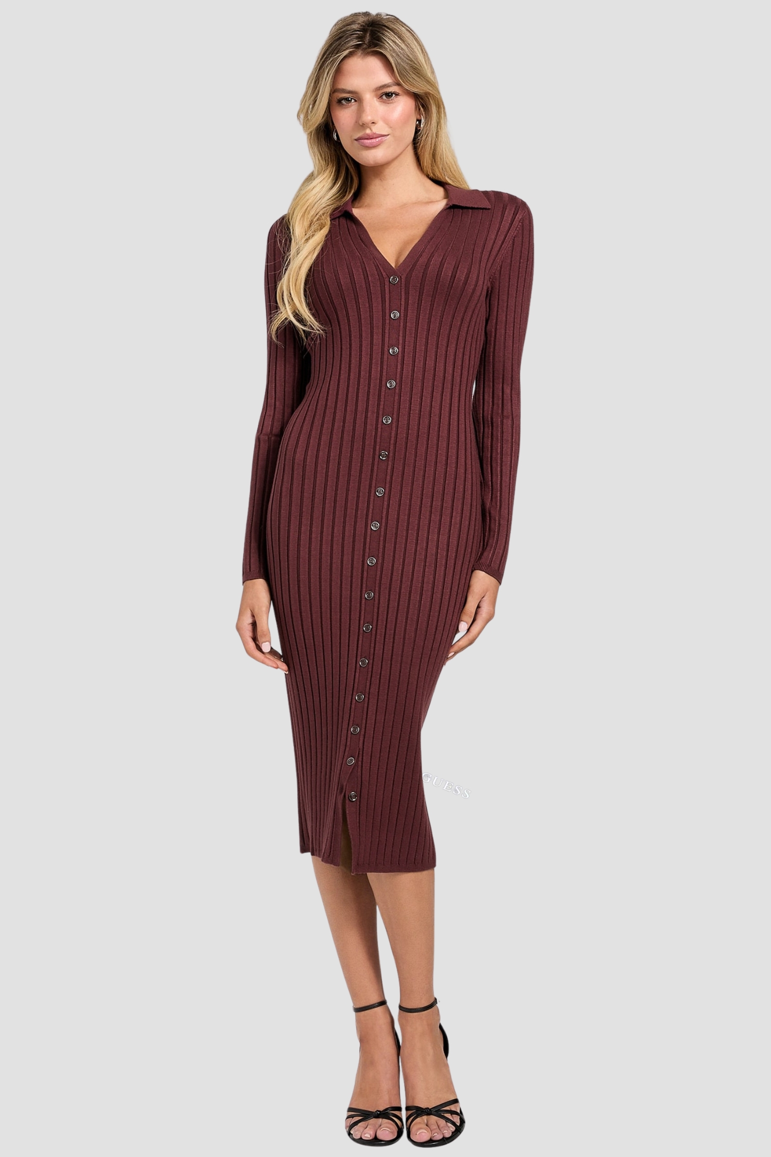 Жіноча бордова сукня Guess W5BK60.Z2YJ2;G1G5