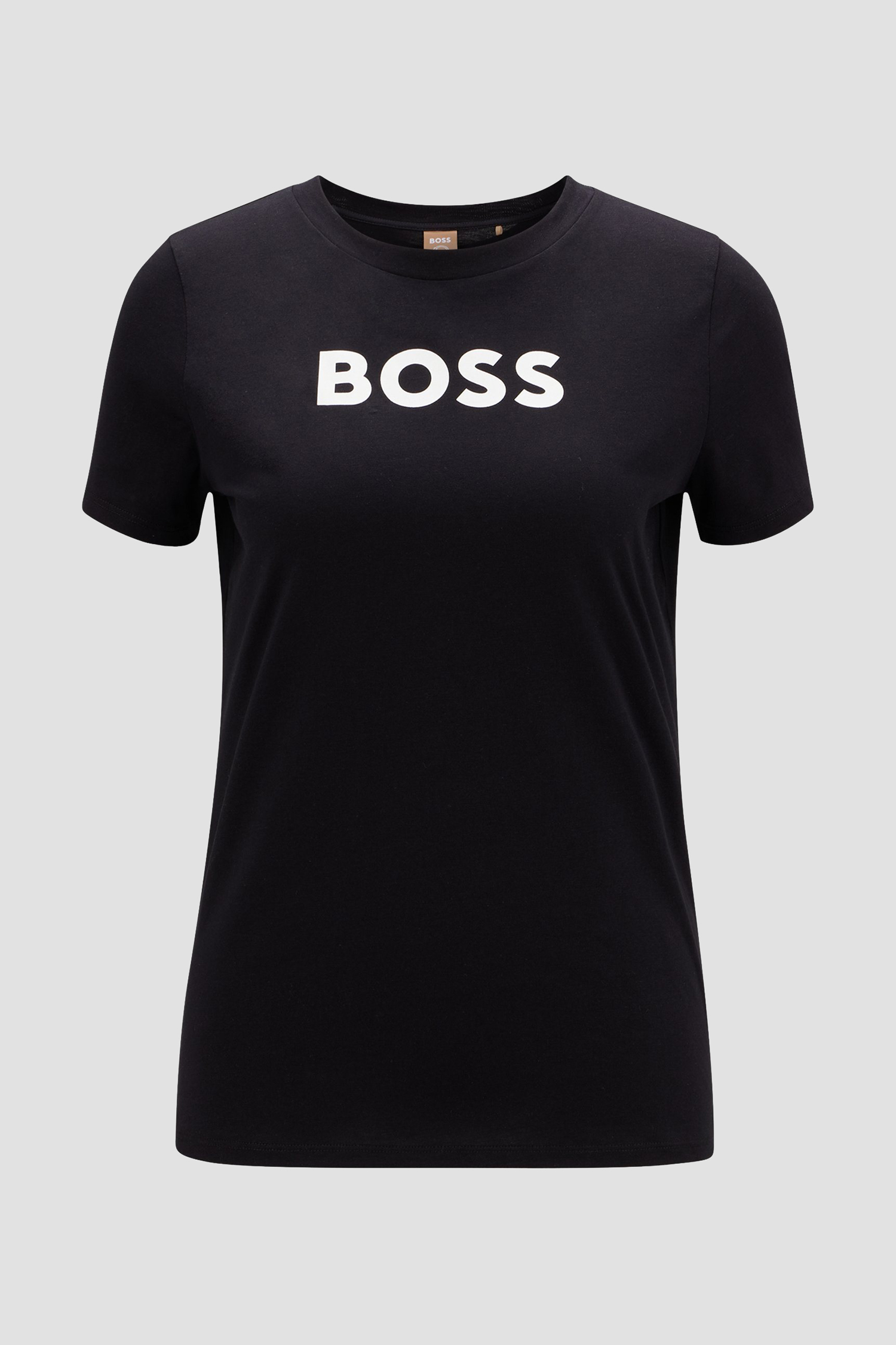 Женская черная футболка BOSS 50468356;001