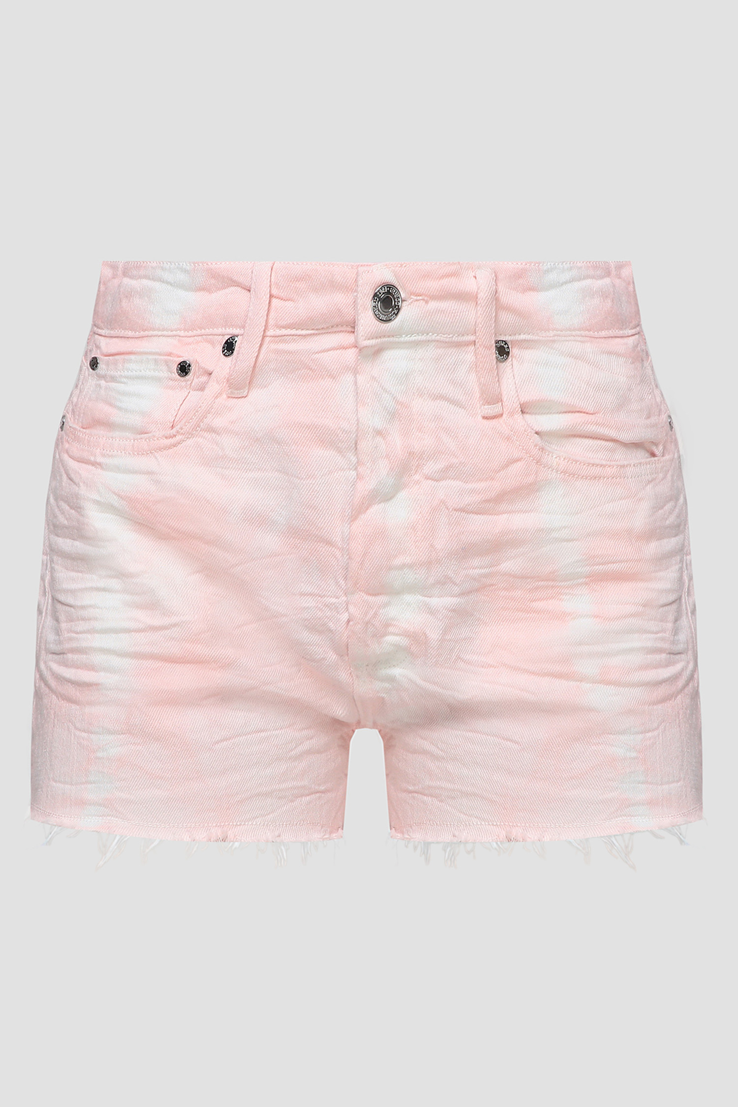 Женские розовые джинсовые шорты Guess W1GD19.D4DQ3;DPK1