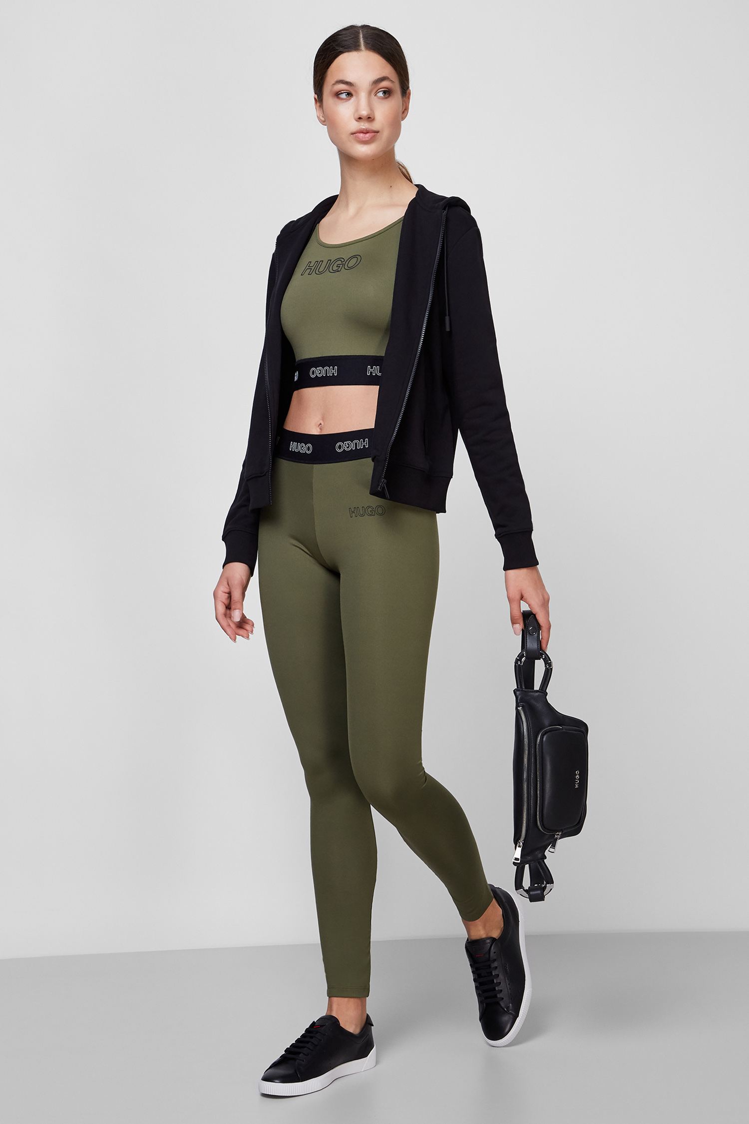 Жіночі зелені легінси HUGO 50450656;250