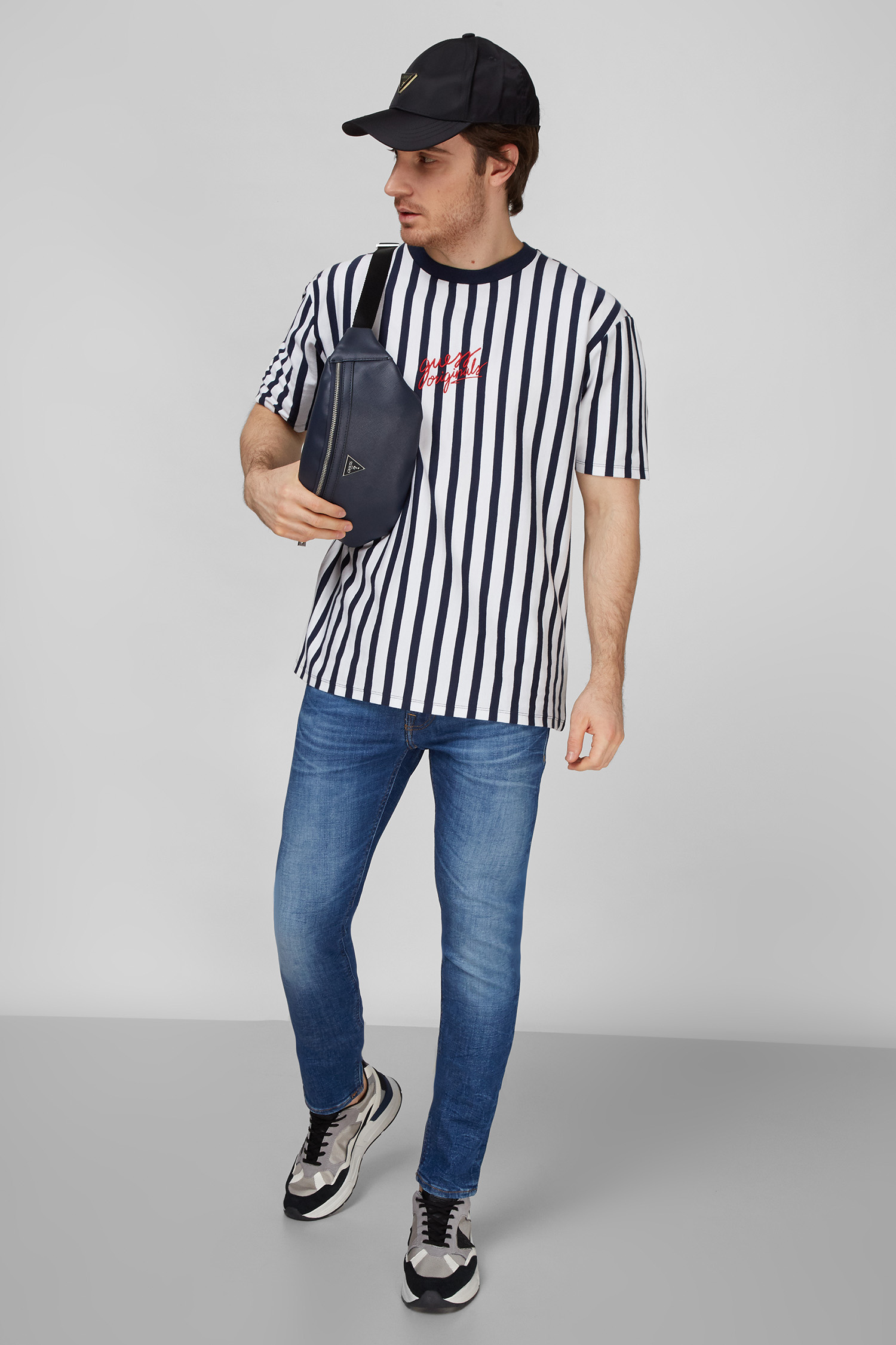 Мужские синие джинсы Guess M2RAN1.D46AD;VLAR