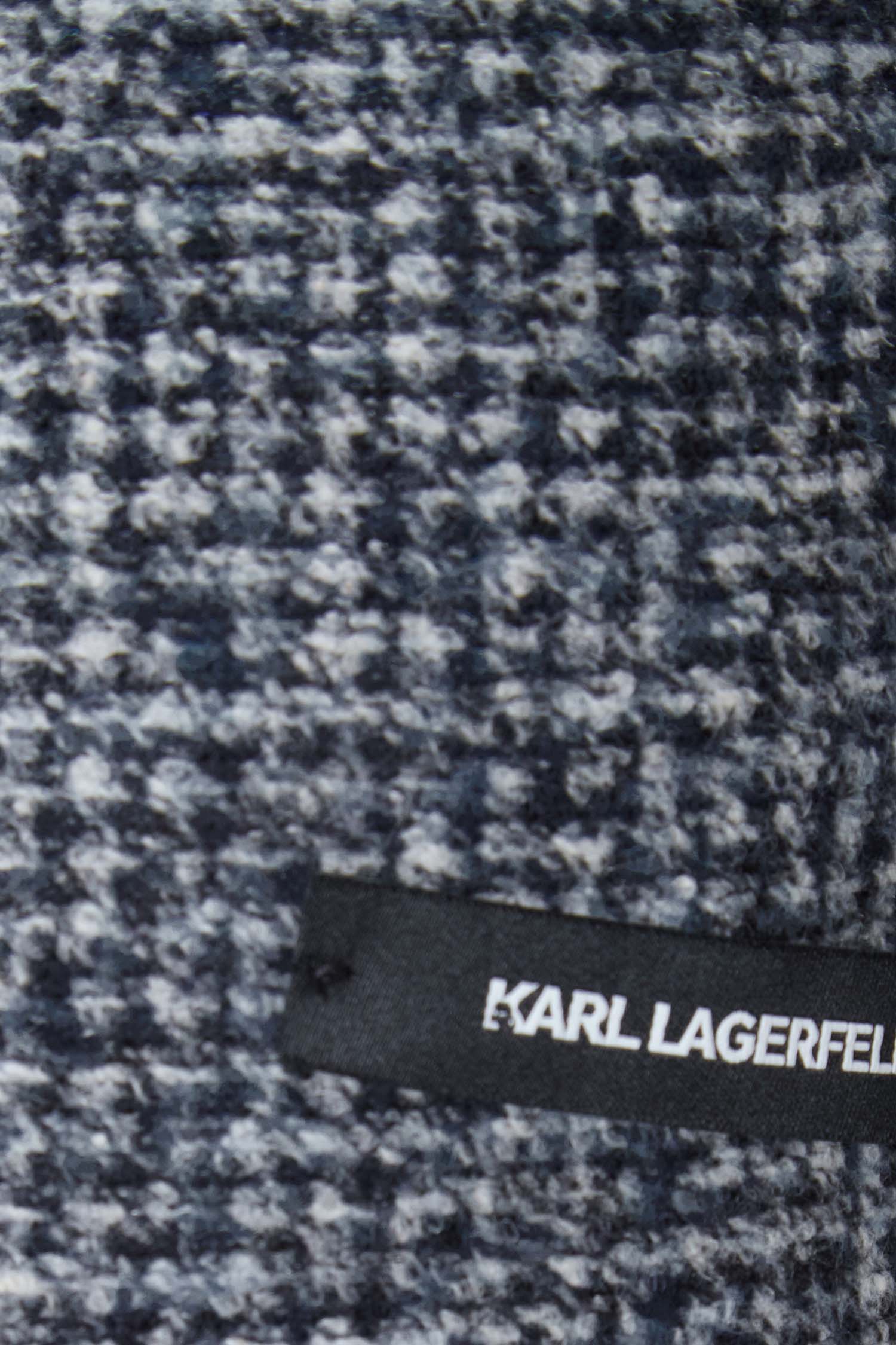 Чоловічий синій картатий піджак Karl Lagerfeld 553014.155280;690