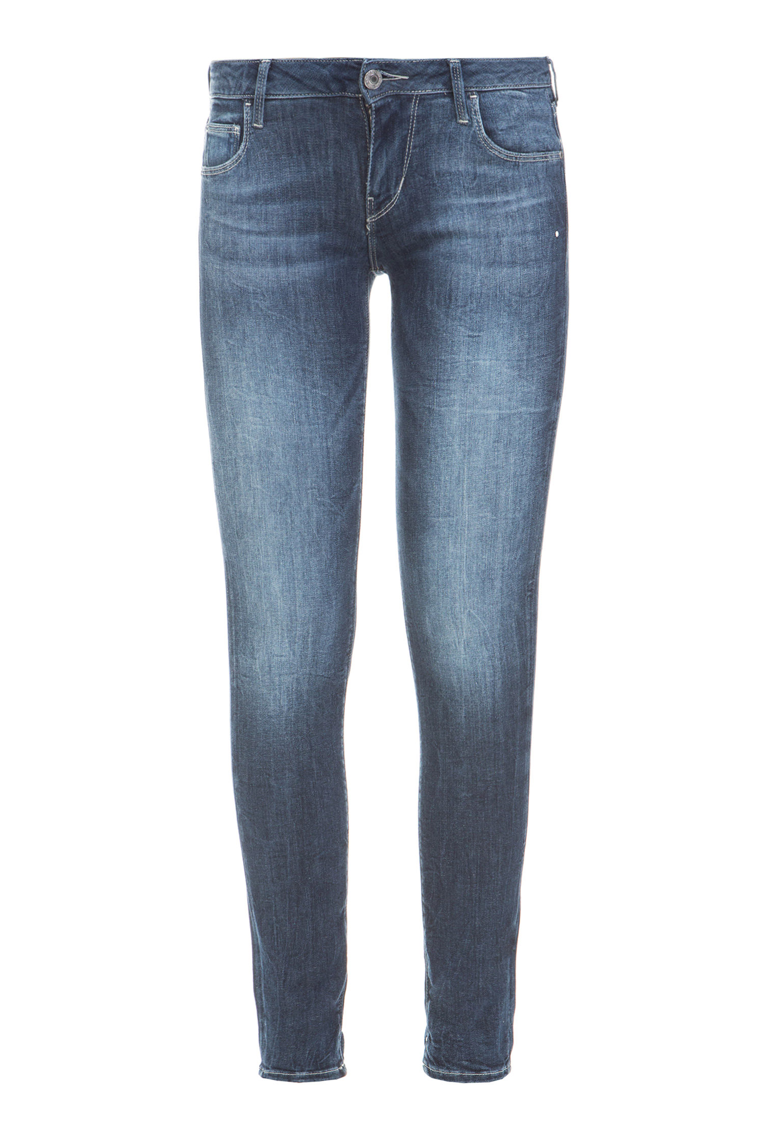Женские синие джинсы Beverly Skinny Ultra Low Guess W62043.D2A00;BCOR