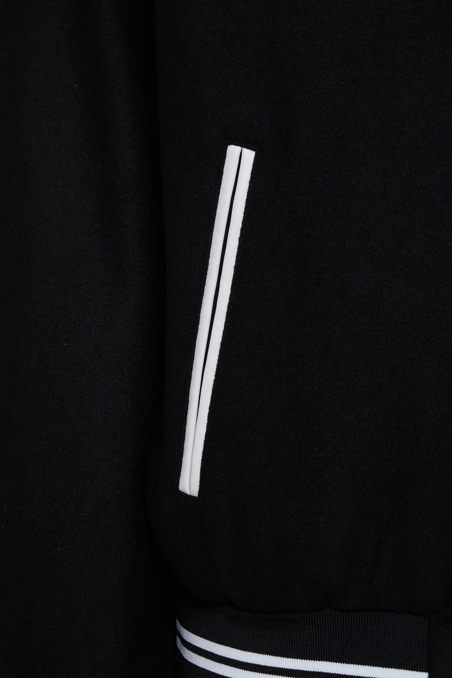 Мужская черная шерстяная куртка Karl Lagerfeld 553538.505006;991