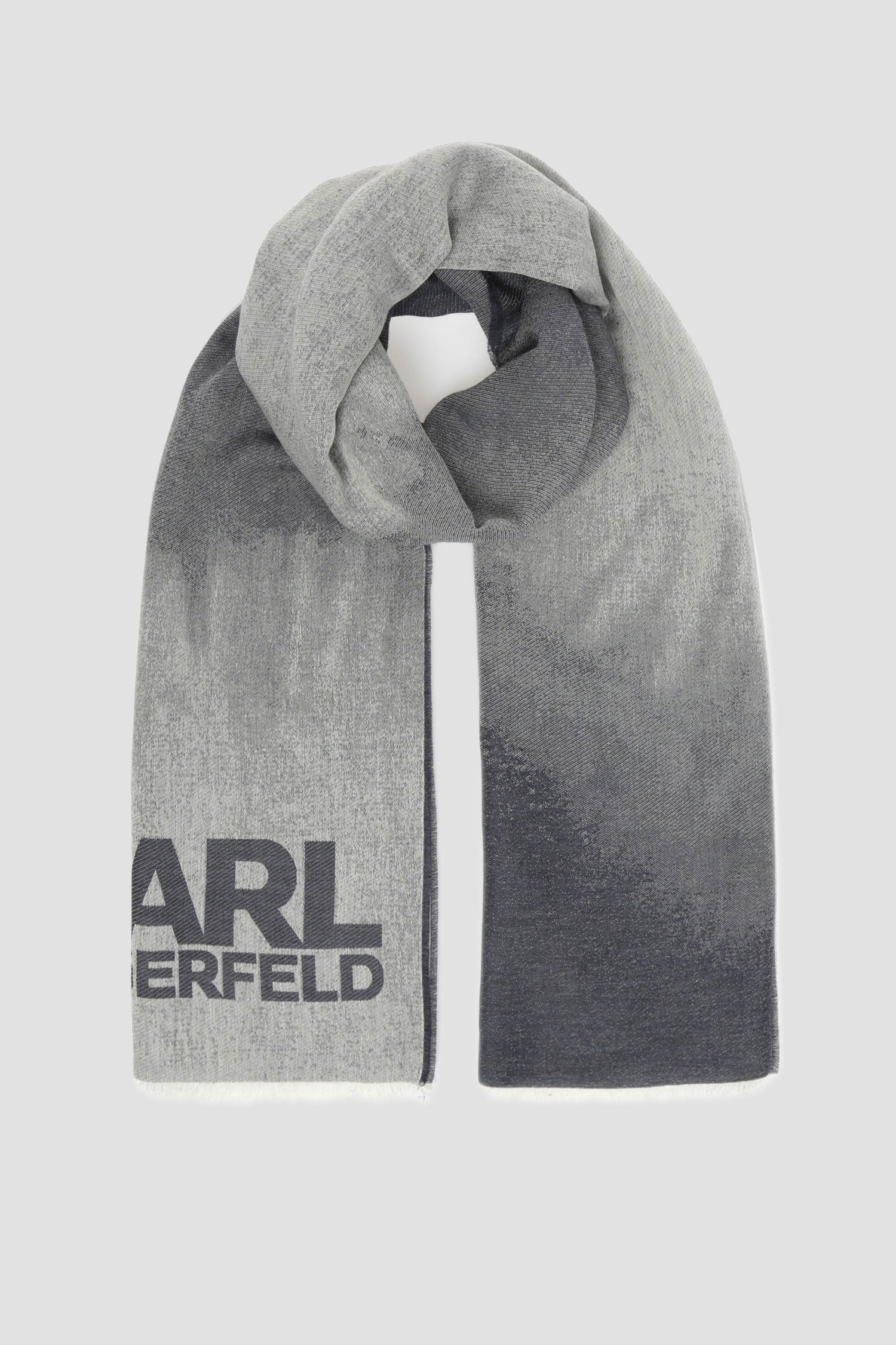 Чоловічий сірий шарф Karl Lagerfeld 591127.805001;690