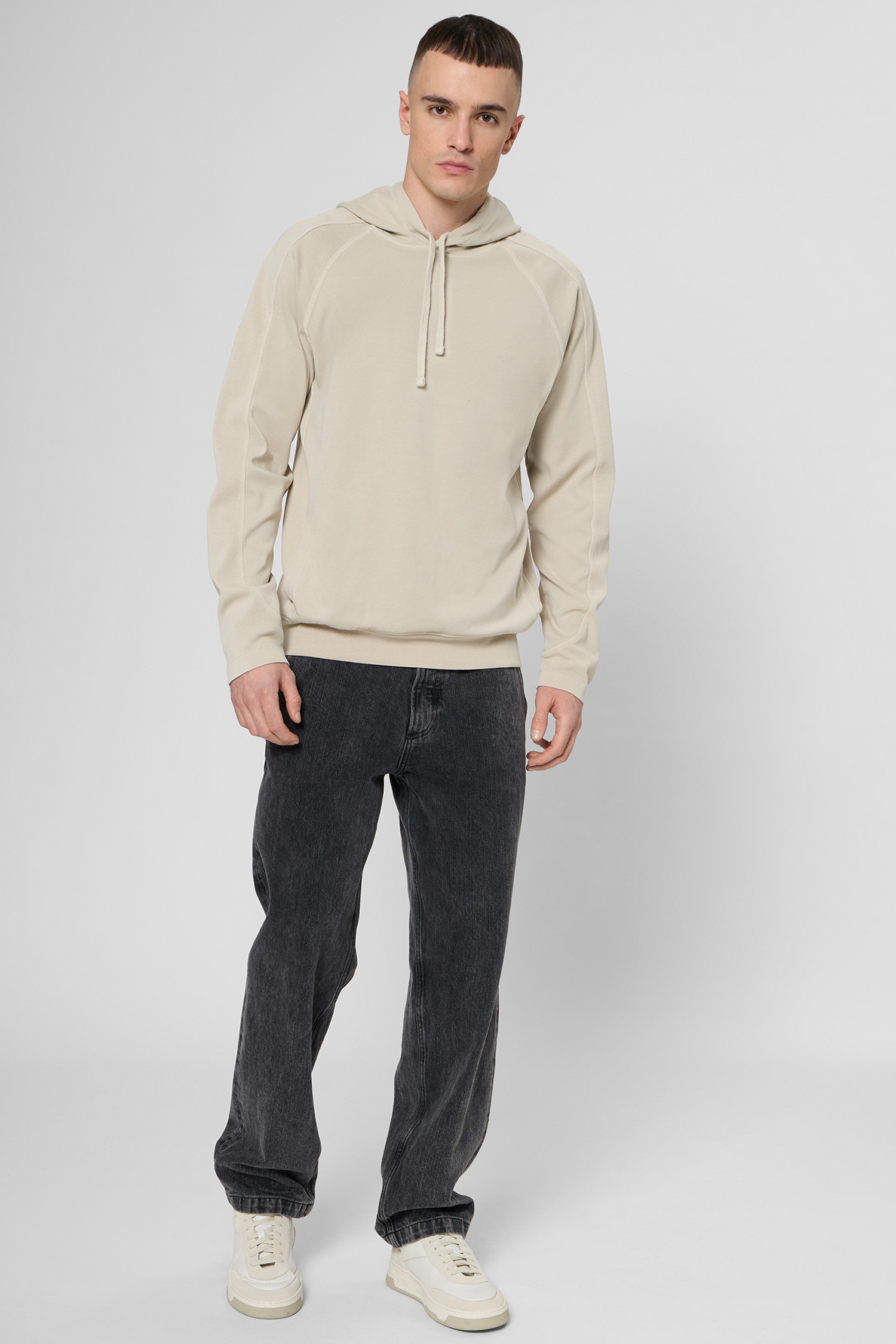 Мужское бежевое худи BOSS 50531232;271