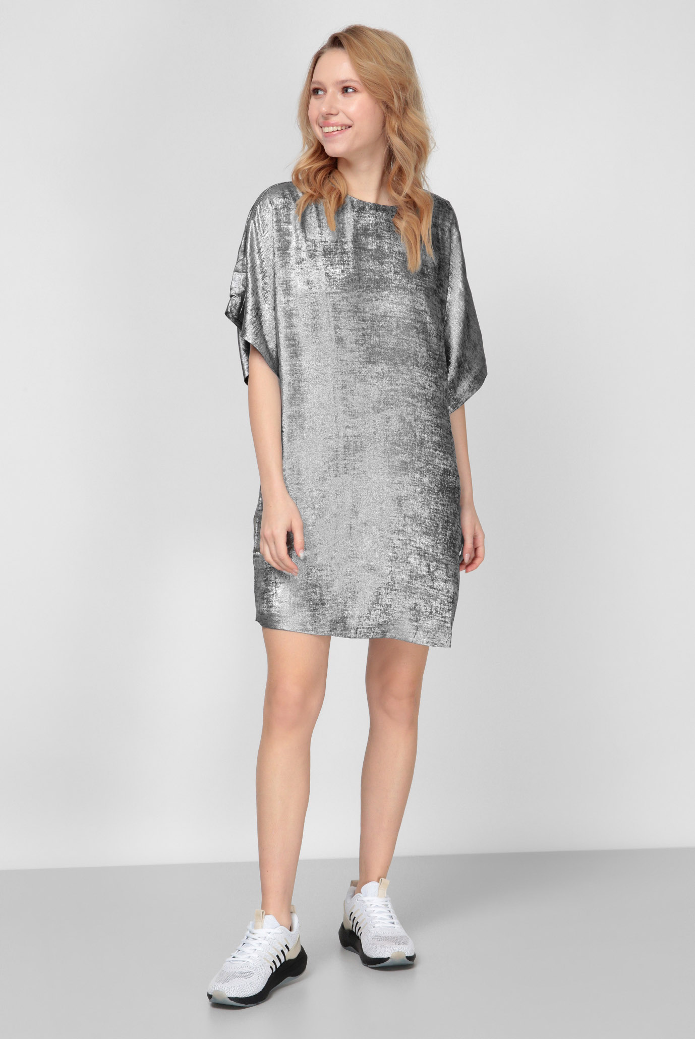 Женское серебристое платье SuperDry W8010412A;YU9