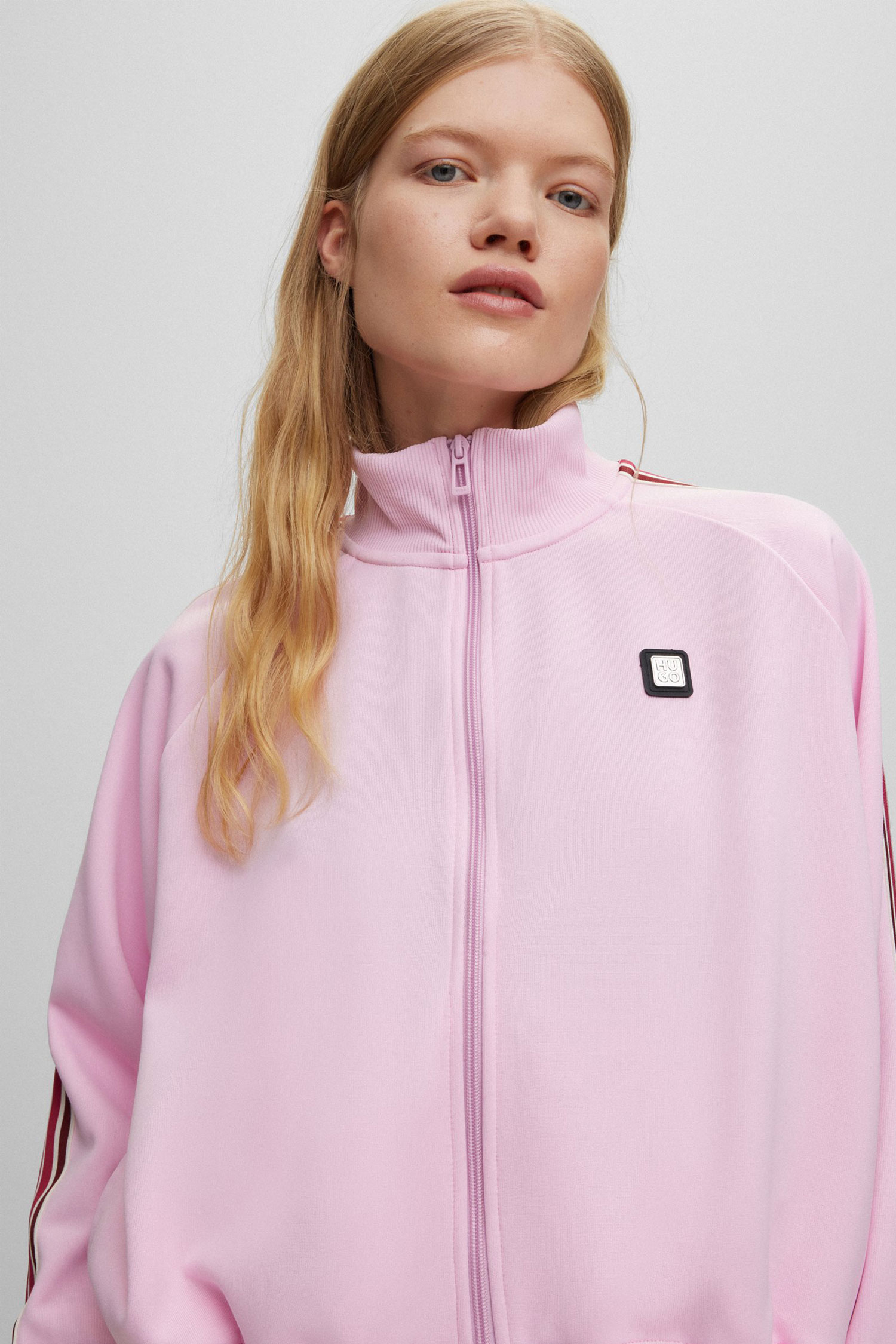 Жіноча рожева спортивна кофта HUGO 50498941;689