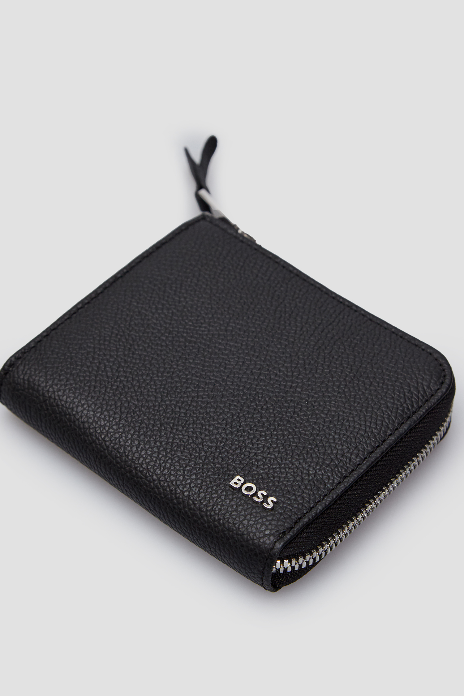 Мужской черный кожаный кошелек BOSS 50512137;001