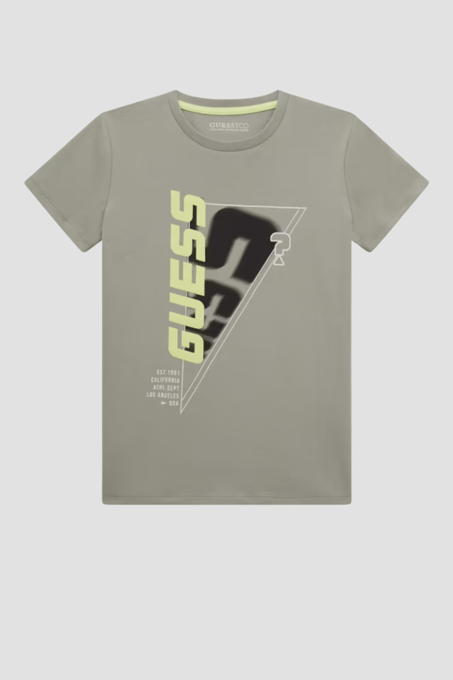 Детская оливковая футболка Guess Kids L4GI32.J1314;A810