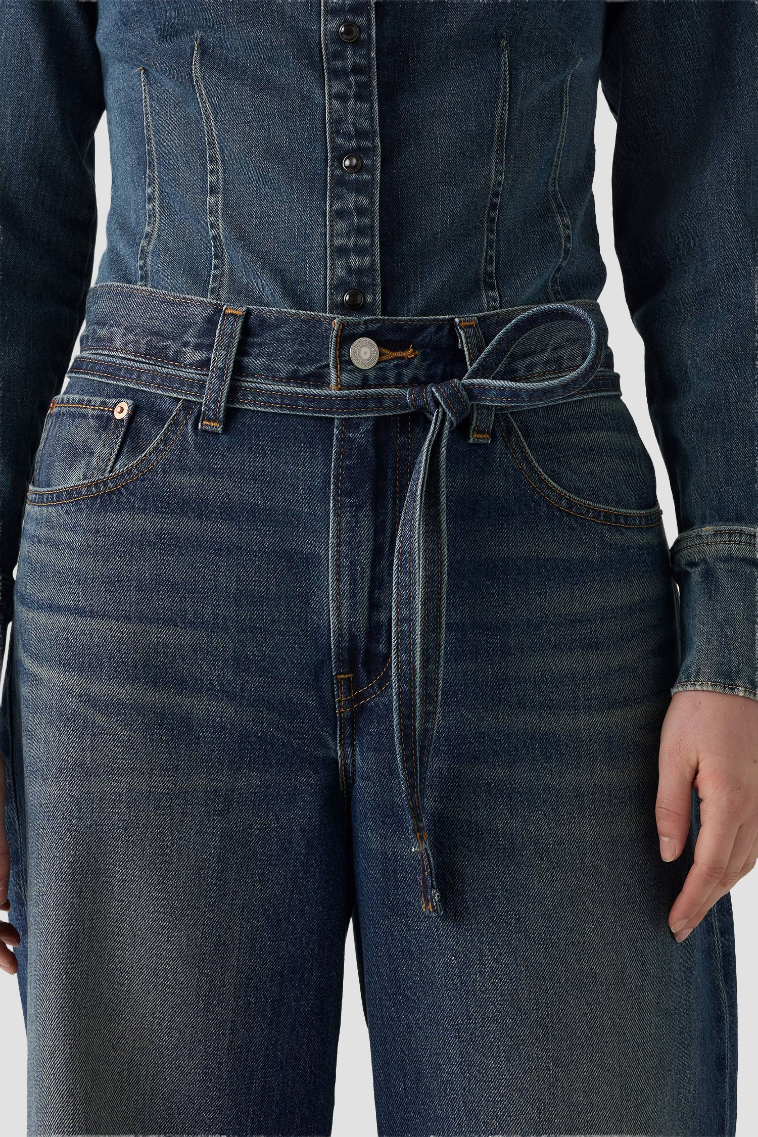 Женские темно-синие джинсы XL Straight Levi’s® A8701;0030