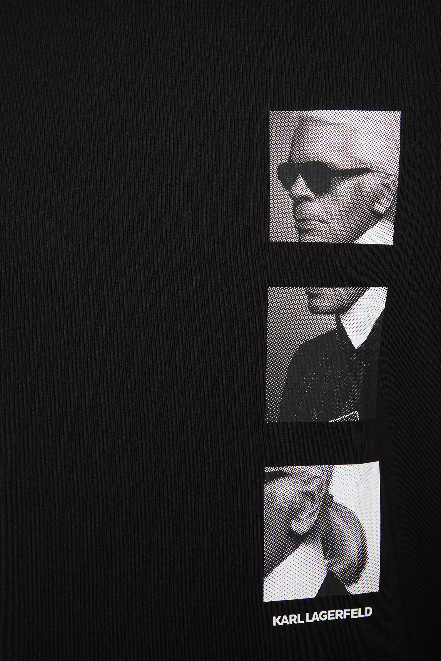 Чоловіча чорна футболка Karl Lagerfeld 554225.755139;990