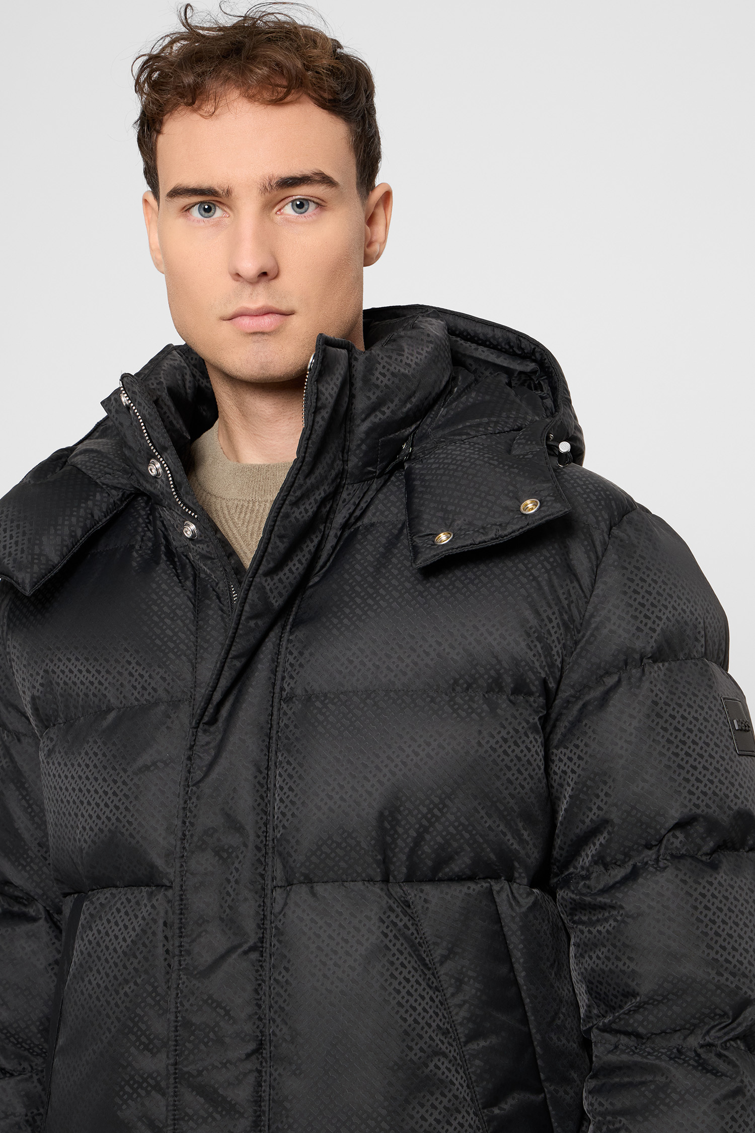 Мужская черная куртка BOSS 50548727;001