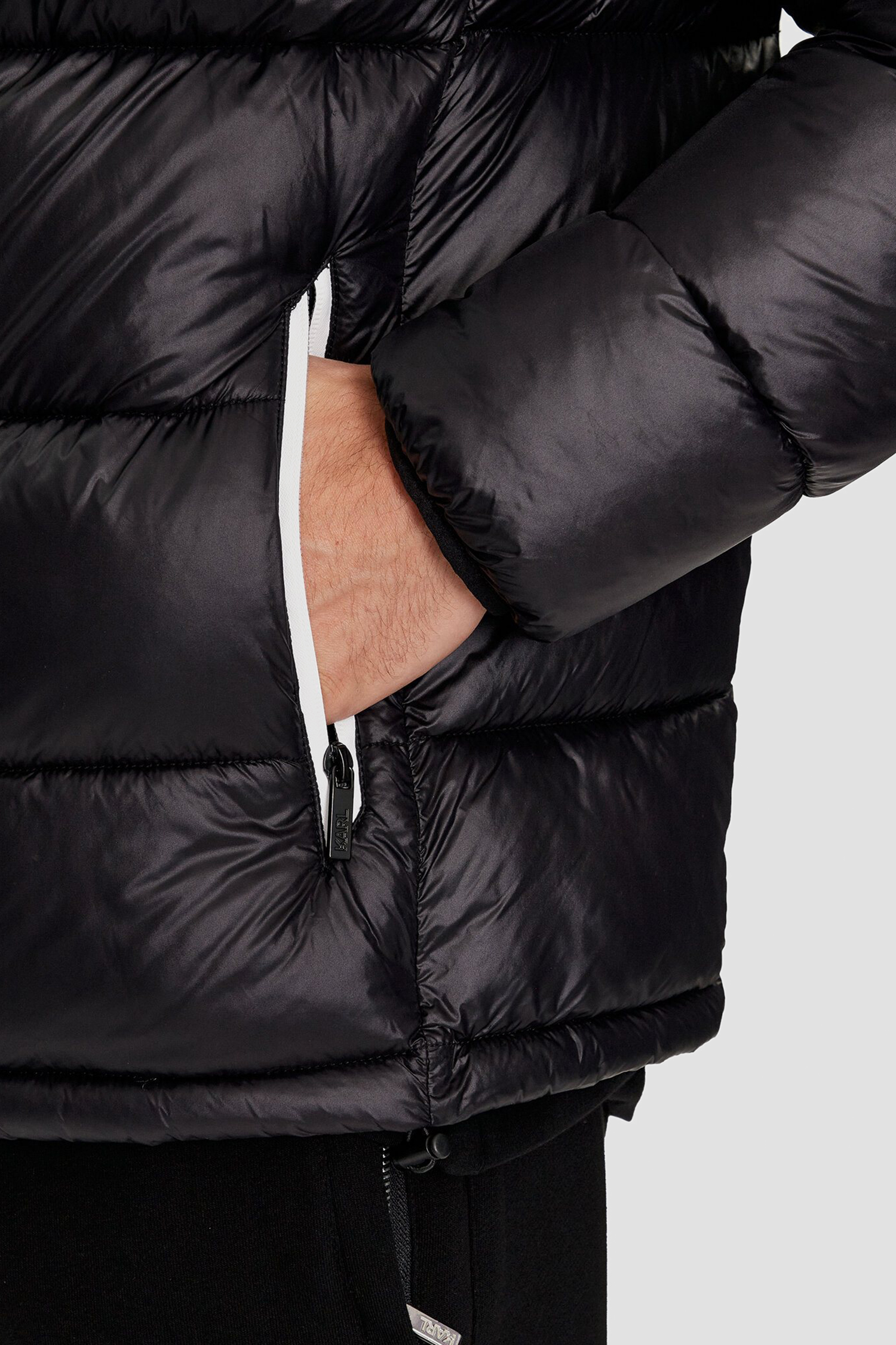 Мужская черная куртка Karl Lagerfeld 543590.505404;991