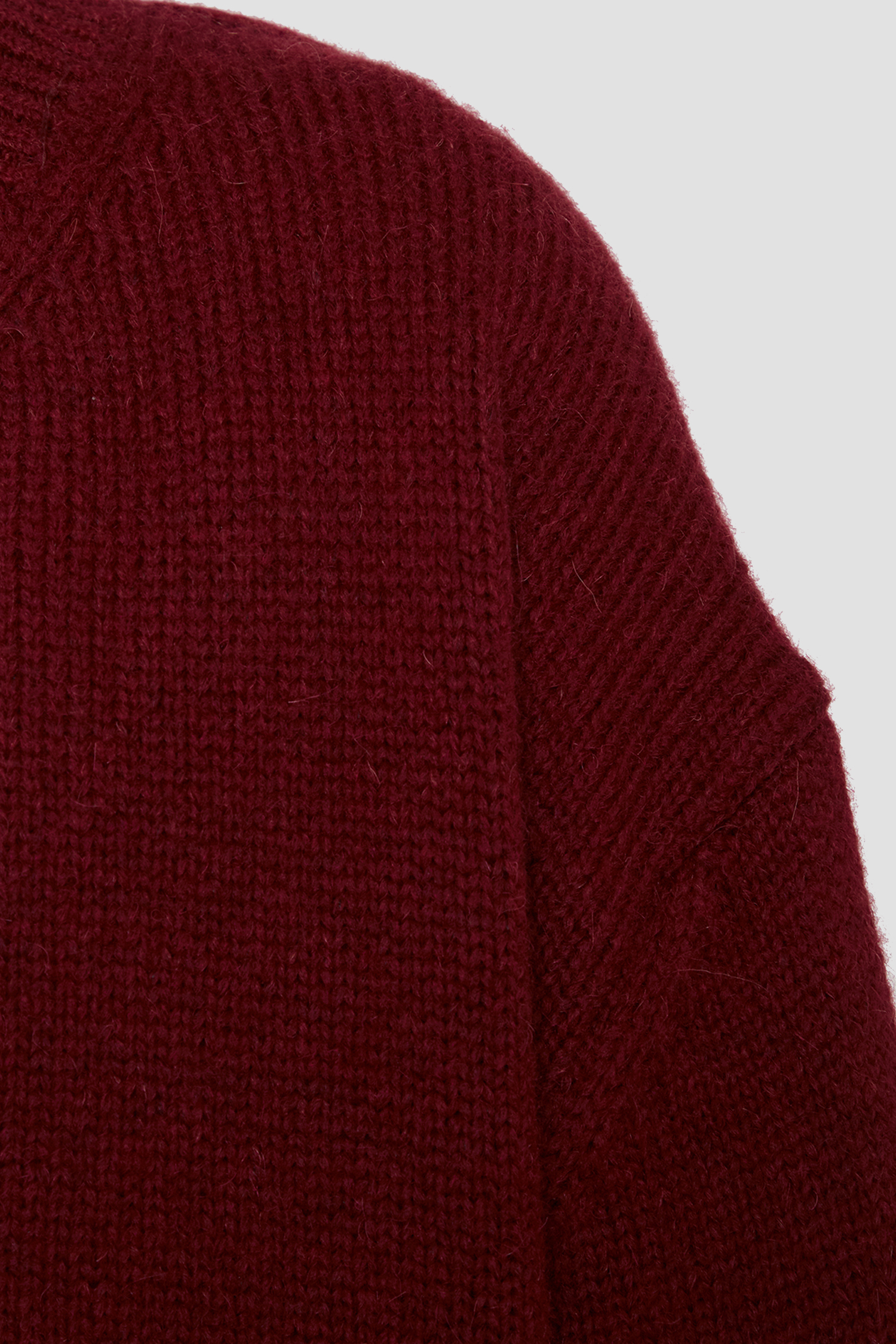 Мужской бордовый шерстяной свитер HUGO 50499970;654