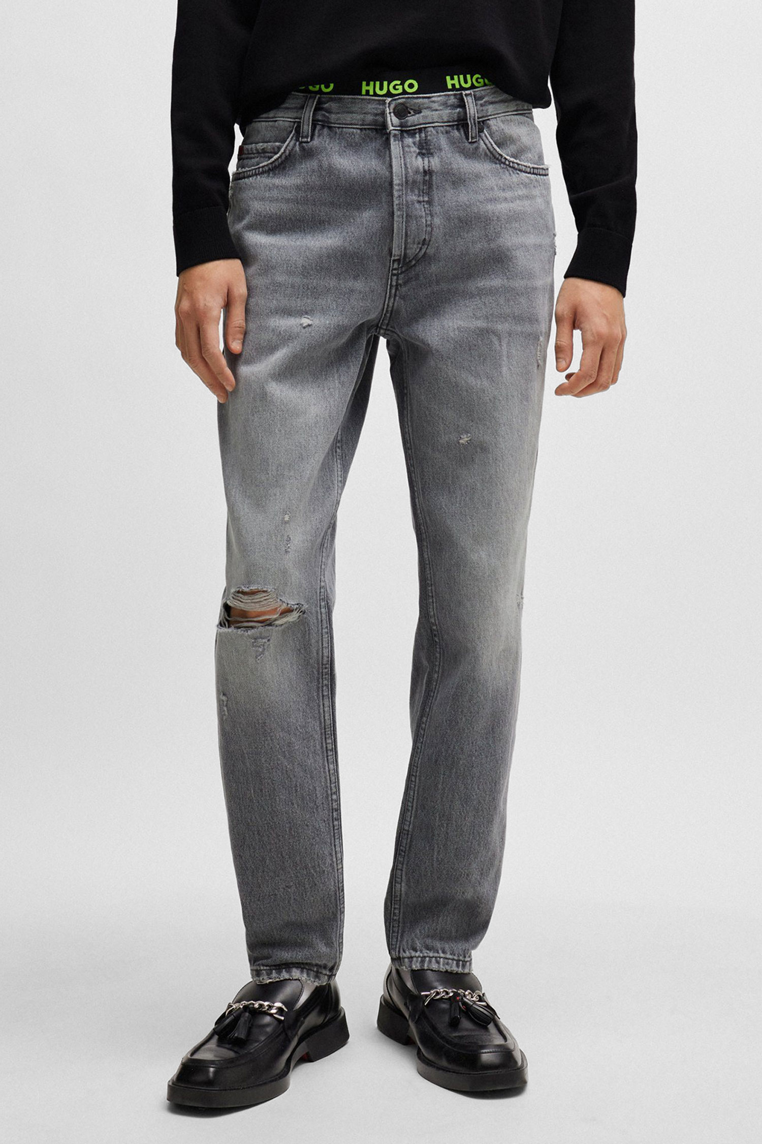 Чоловічі сірі джинси HUGO 50511319;030