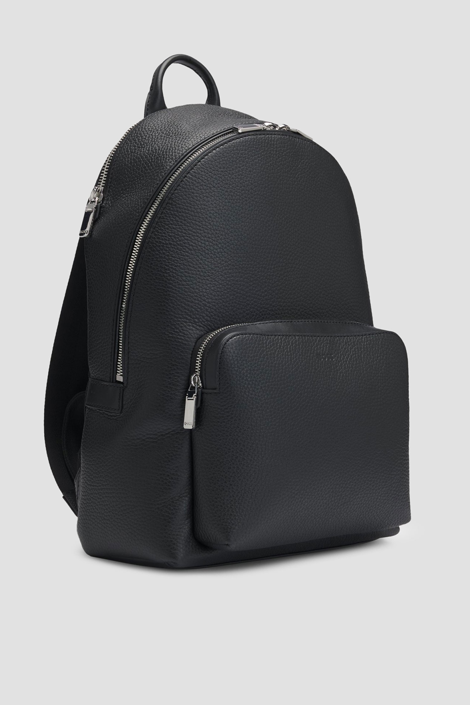 Чоловічий чорний шкіряний рюкзак BOSS 50536142;001