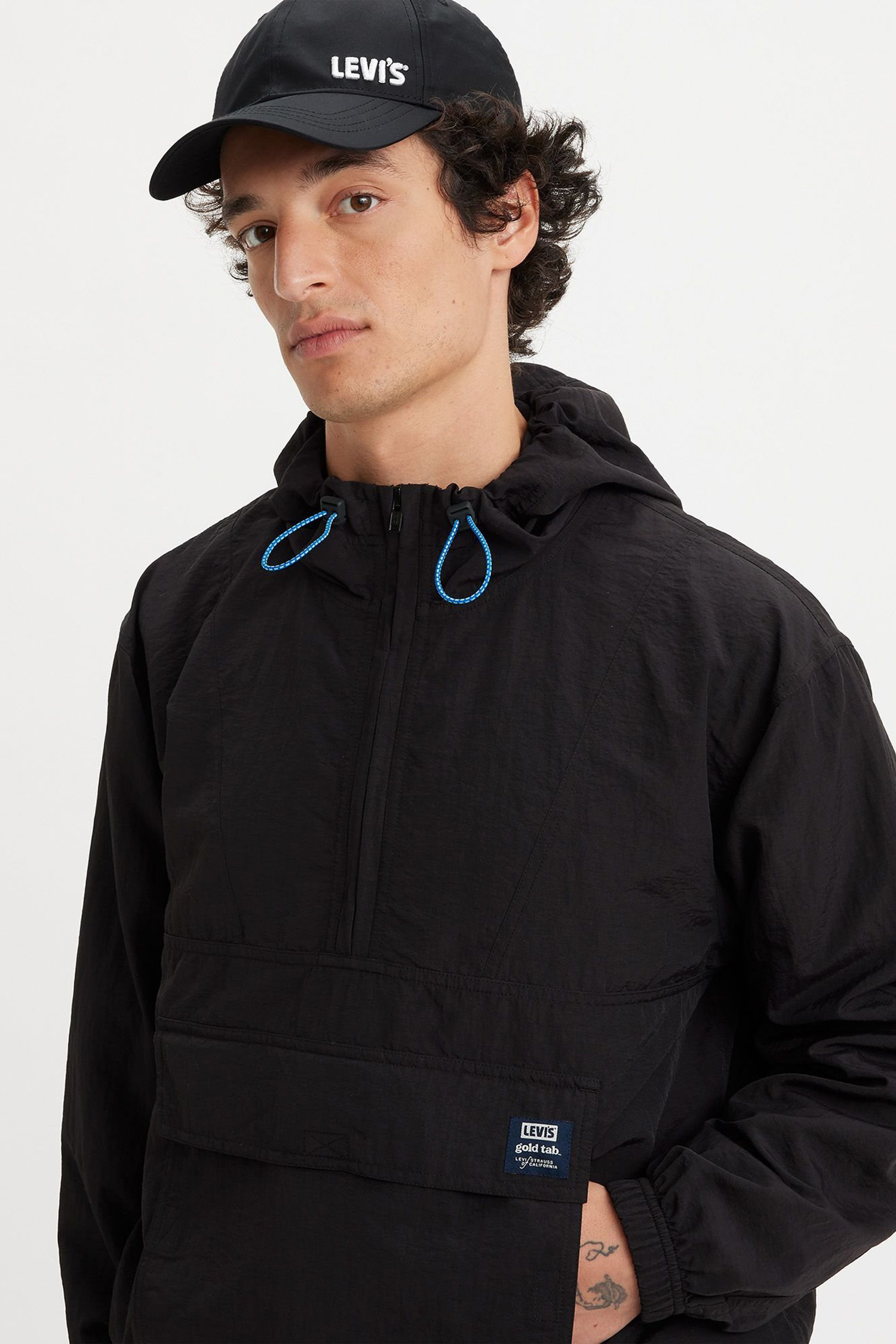 Чоловічий чорний анорак Levi’s® A3755;0007