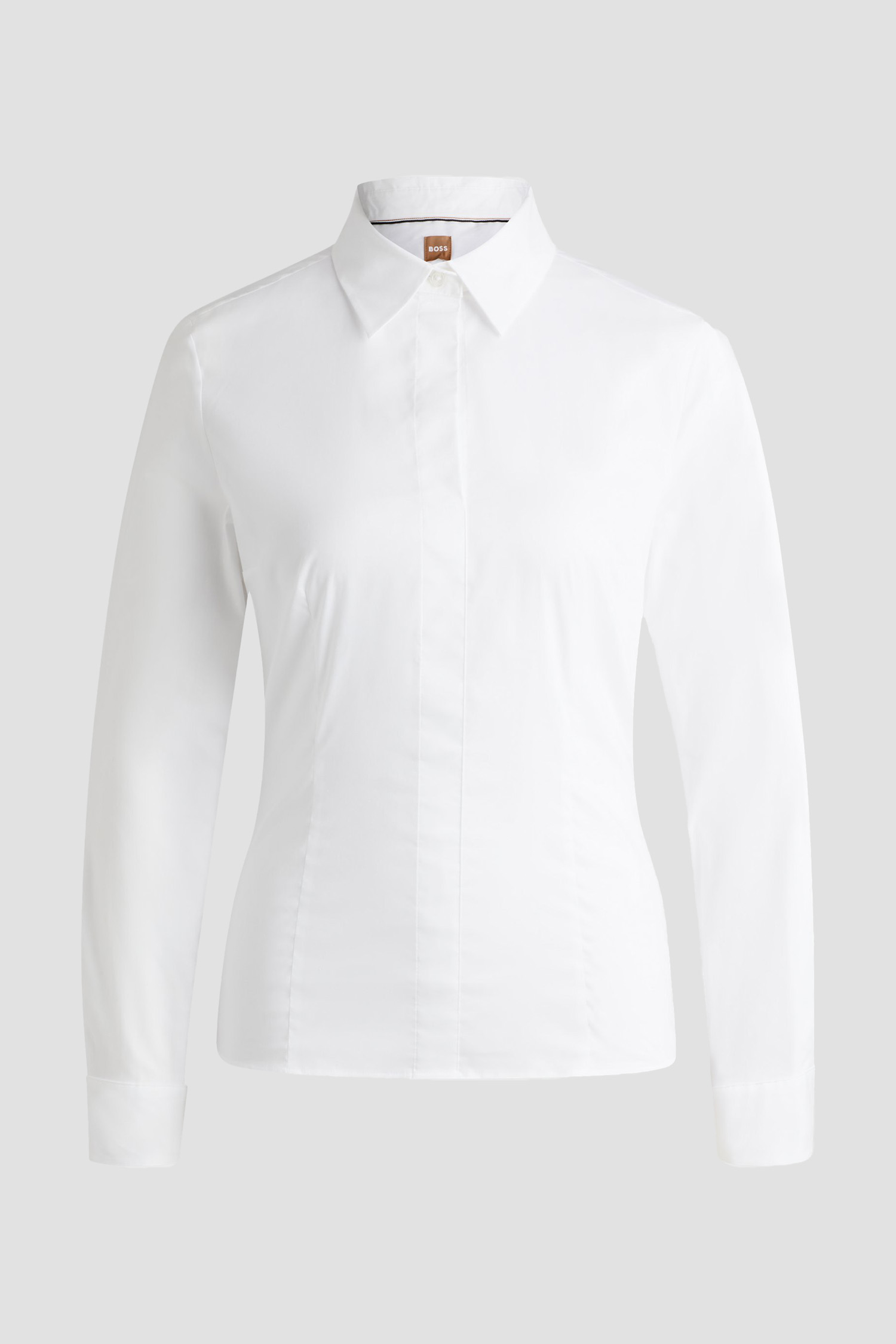 Жіноча біла сорочка BOSS 50499433;100