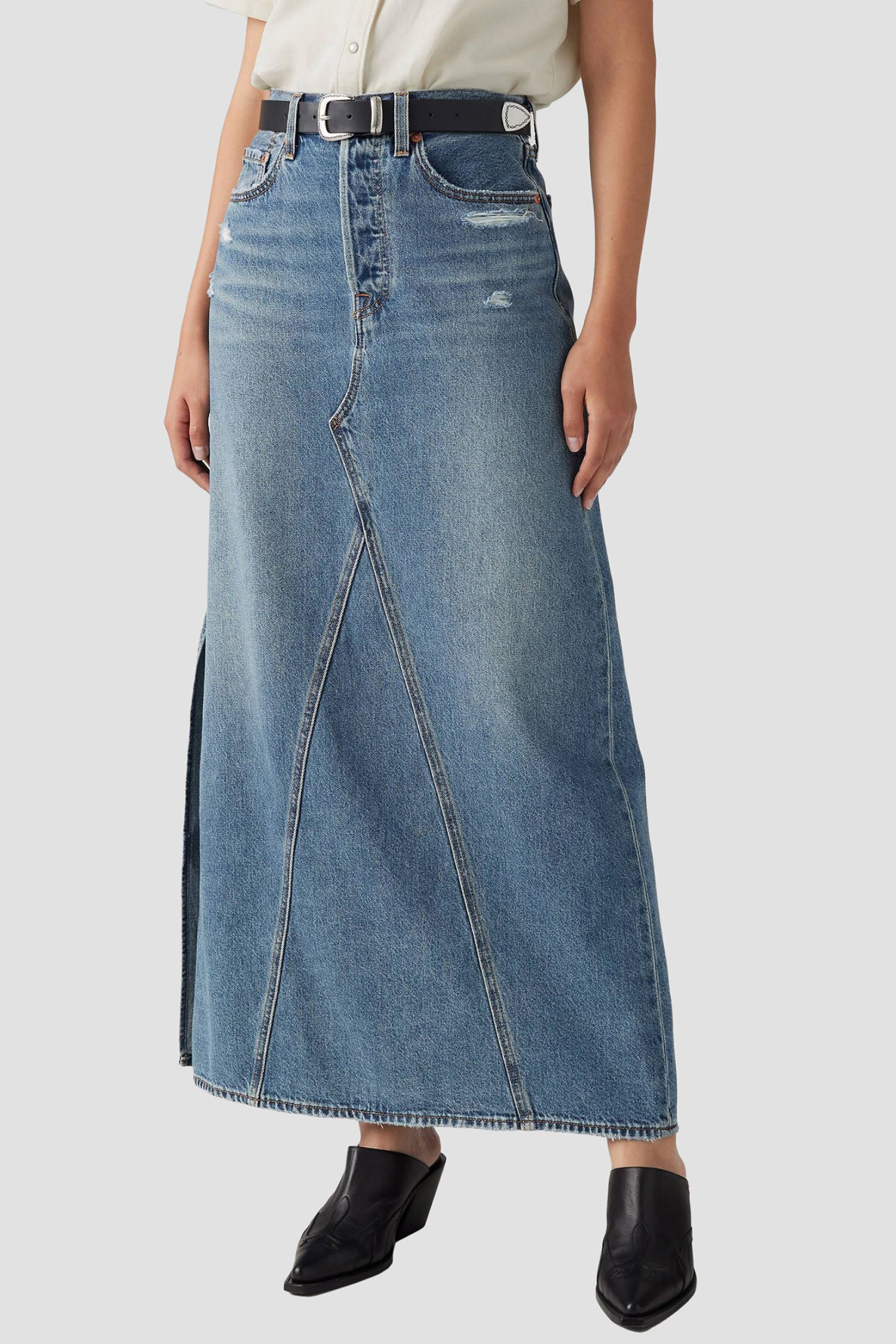 Жіноча синя джинсова спідниця Levi’s® A8727;0002