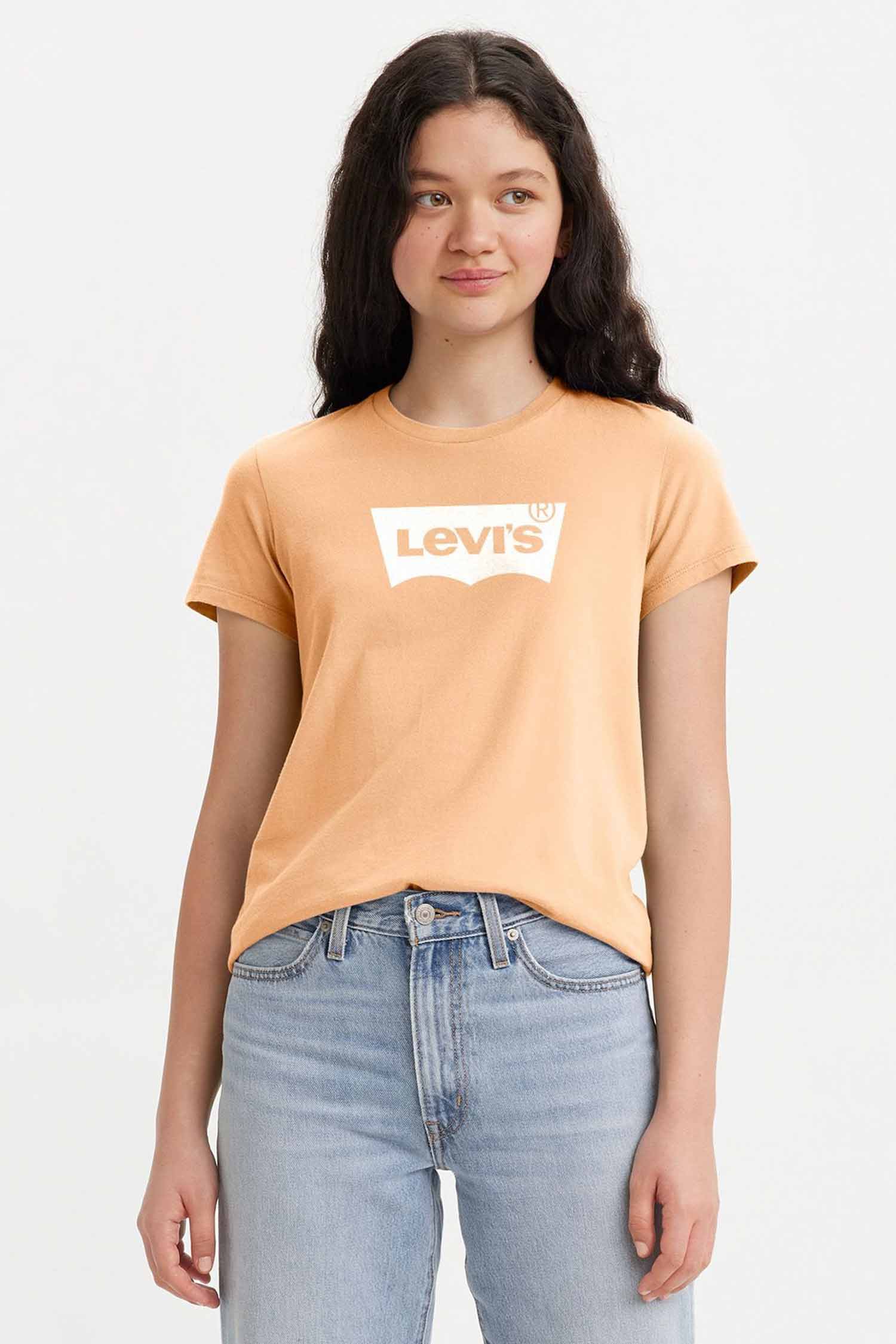 Жіноча помаранчева футболка Levi’s® 17369;2176