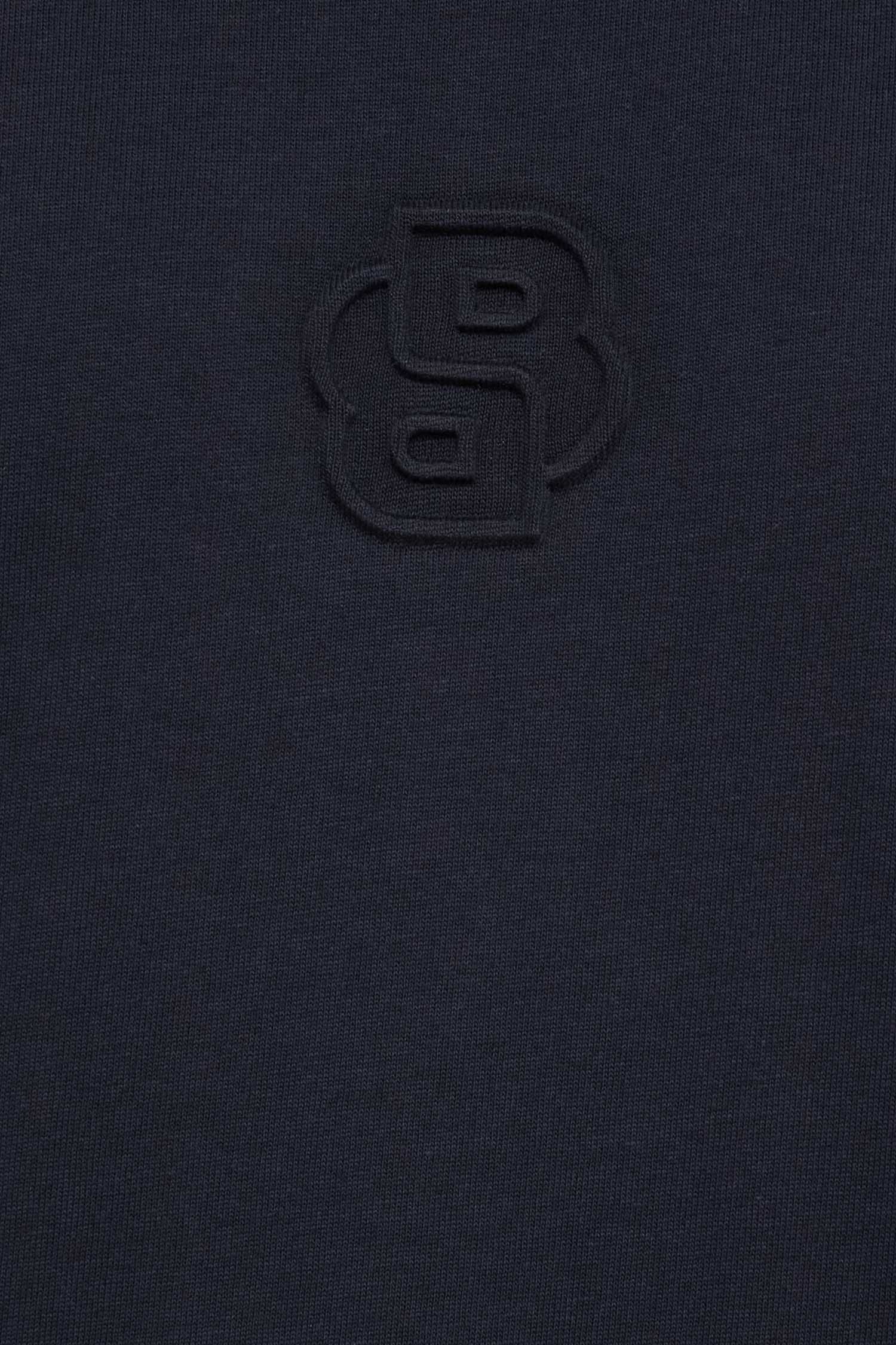 Мужская темно-синяя футболка BOSS 50555106;404