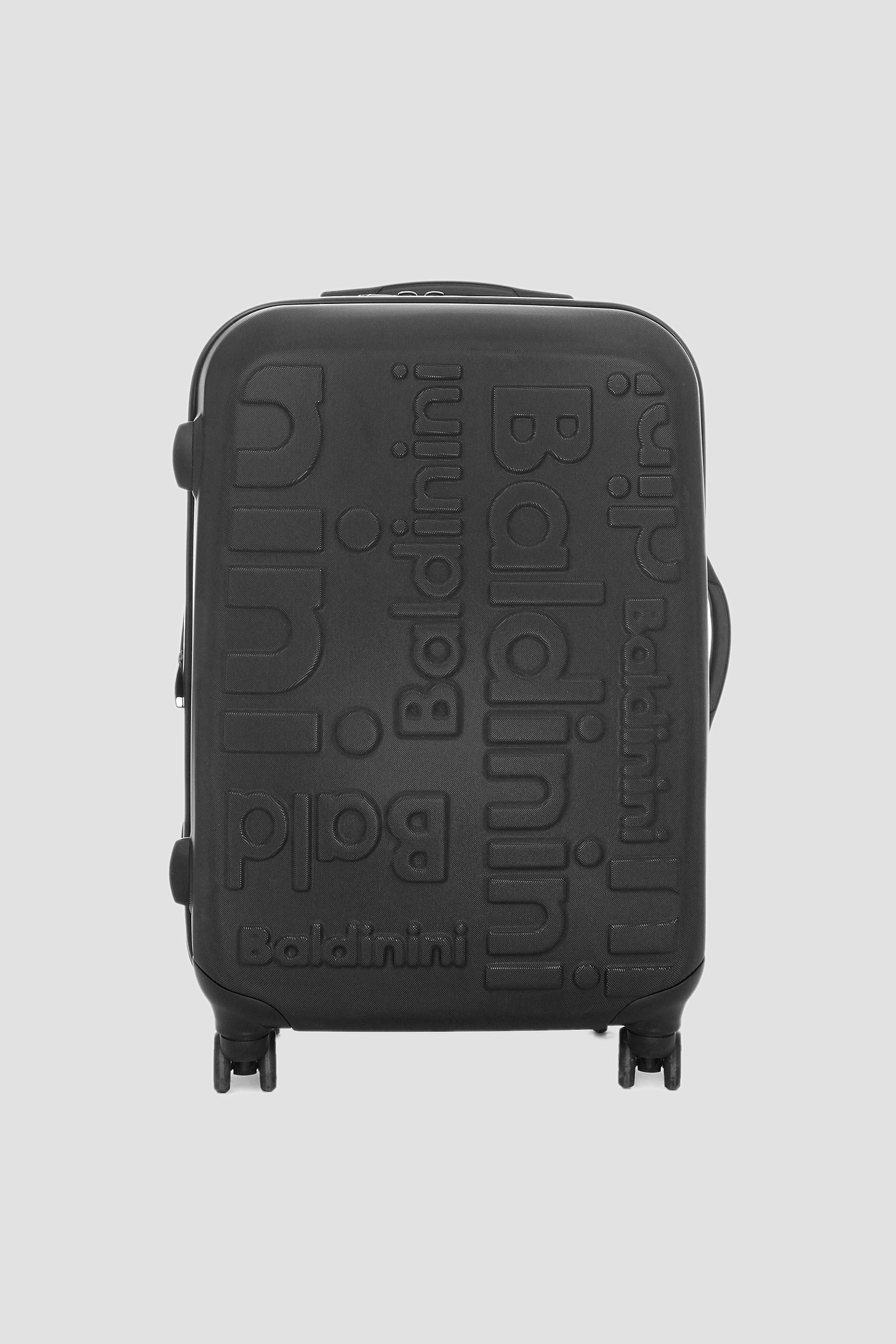 Черный пластиковый чемодан Baldinini SK315SM;00