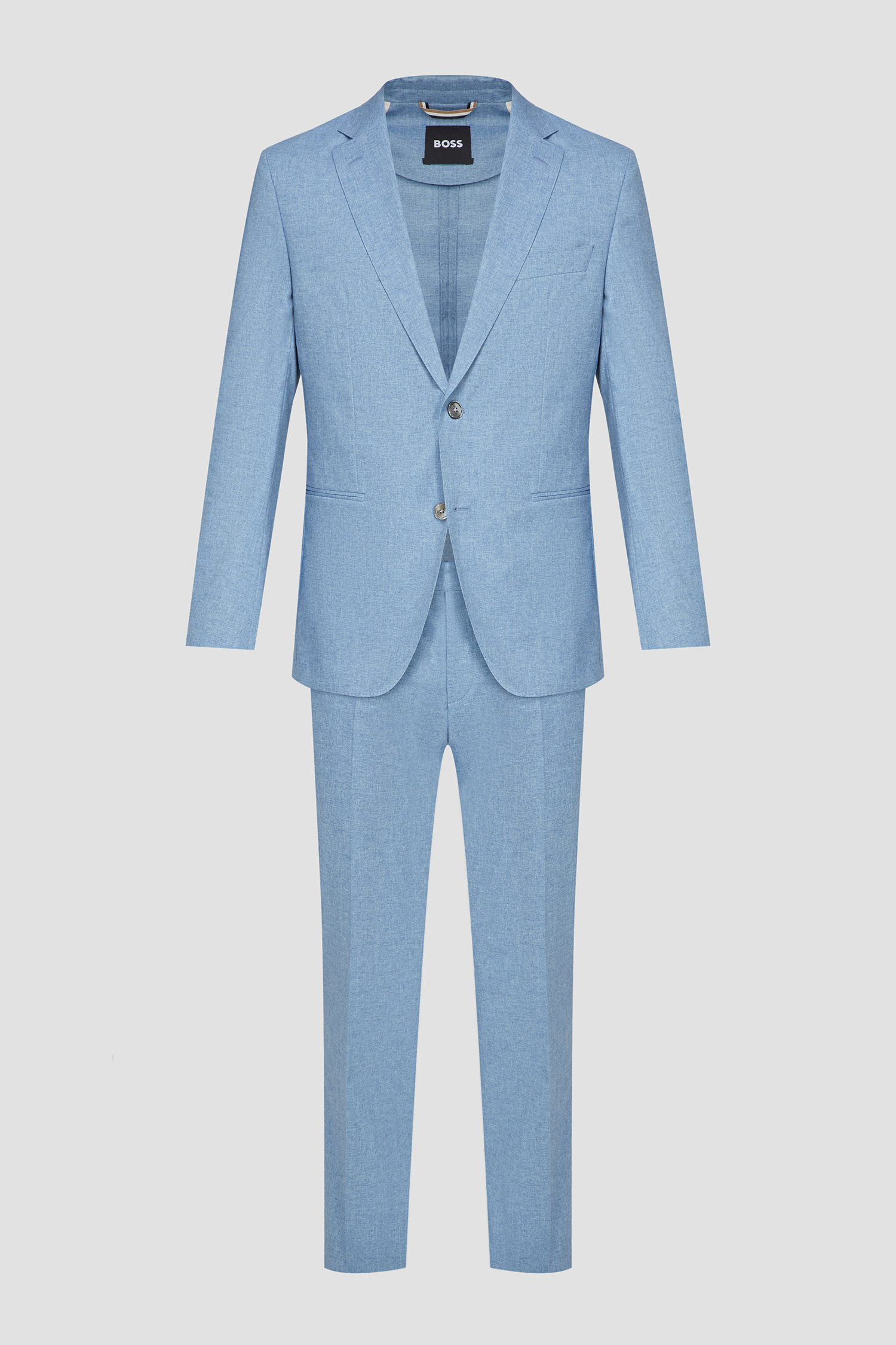 Мужской голубой костюм (пиджак, брюки) BOSS 50514682;450