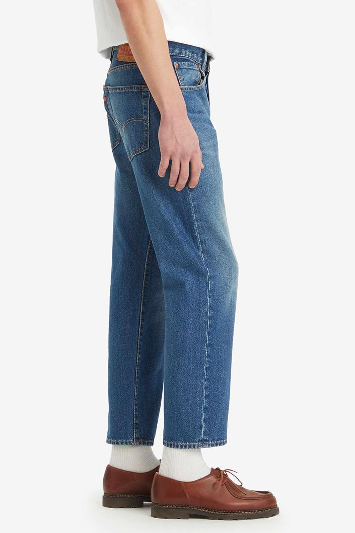 Чоловічі сині джинси 501®'93 Straight Crop Levi’s® 29098;0045