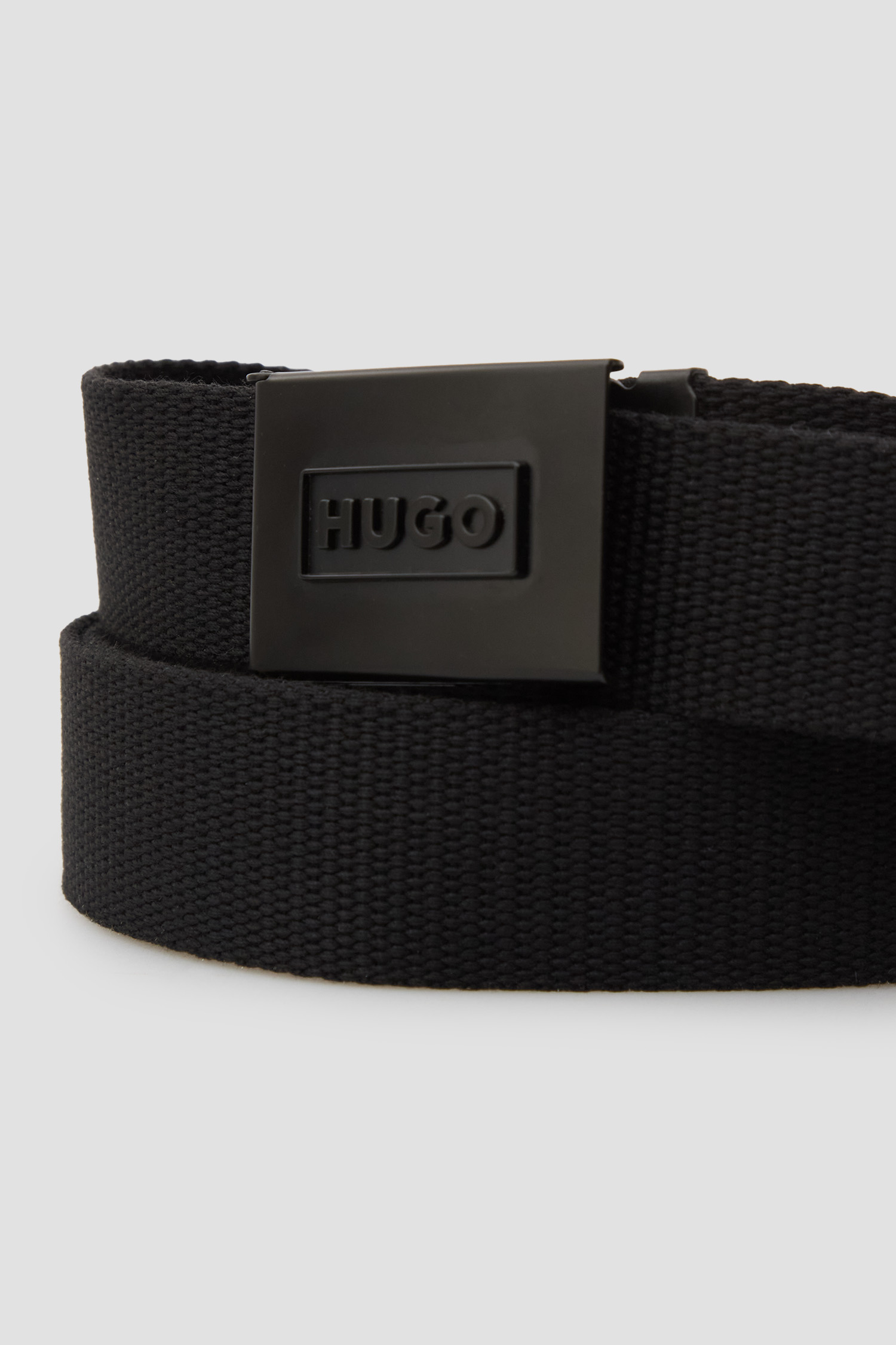 Чоловічий чорний ремінь HUGO 50558794;001