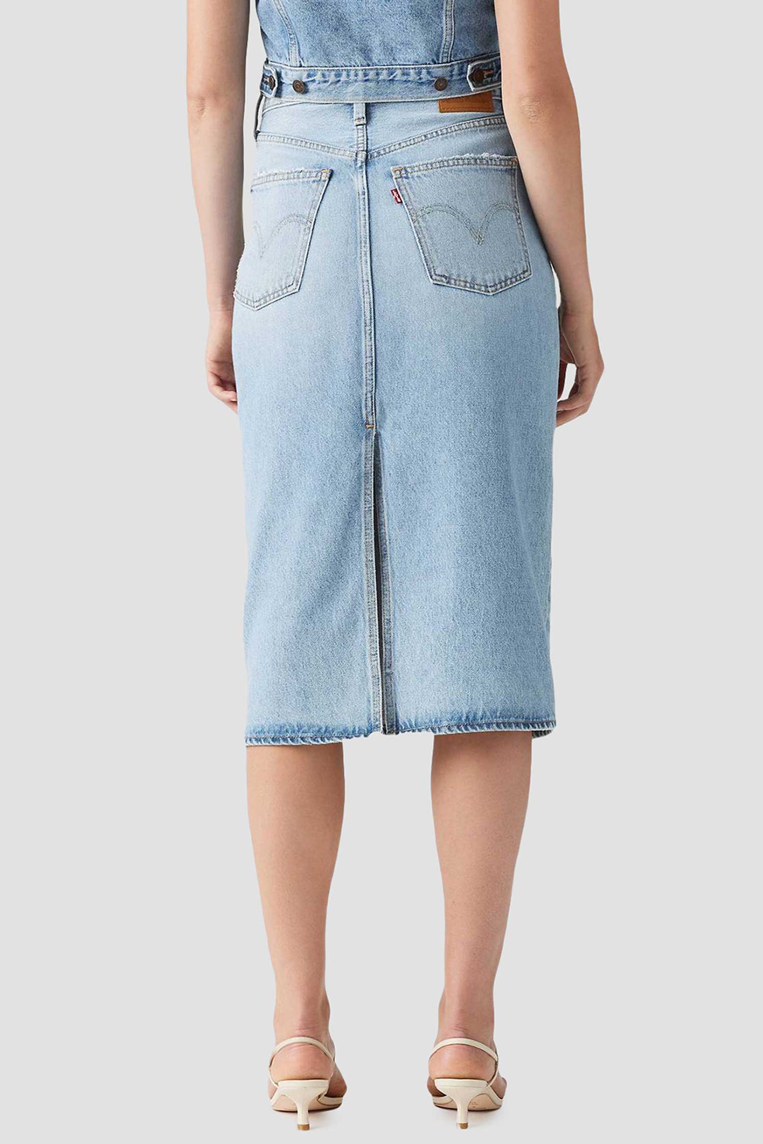 Женская голубая джинсовая юбка Levi’s® 001VH;0001