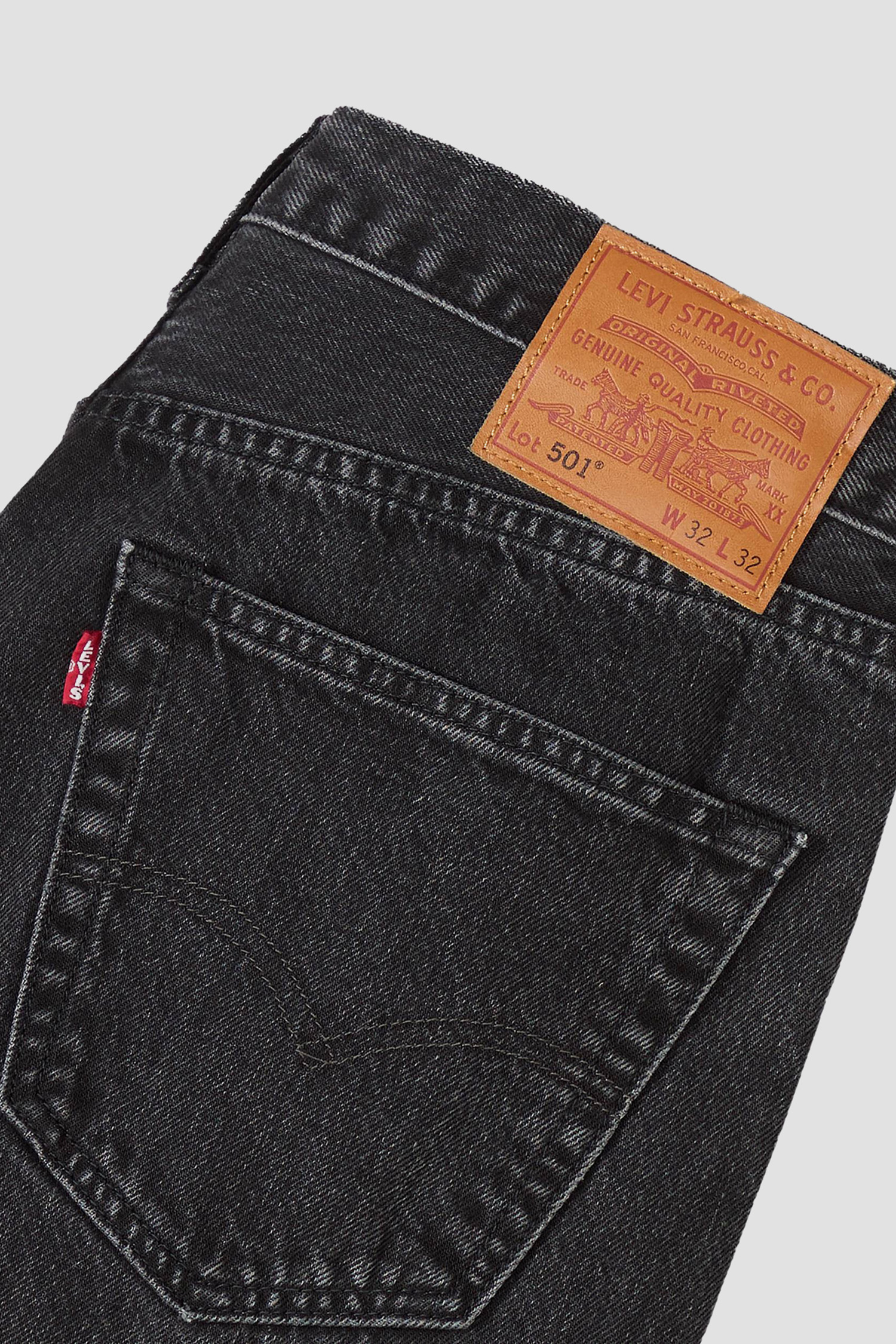 Мужские черные джинсы 501® Levi’s® 00501;3789