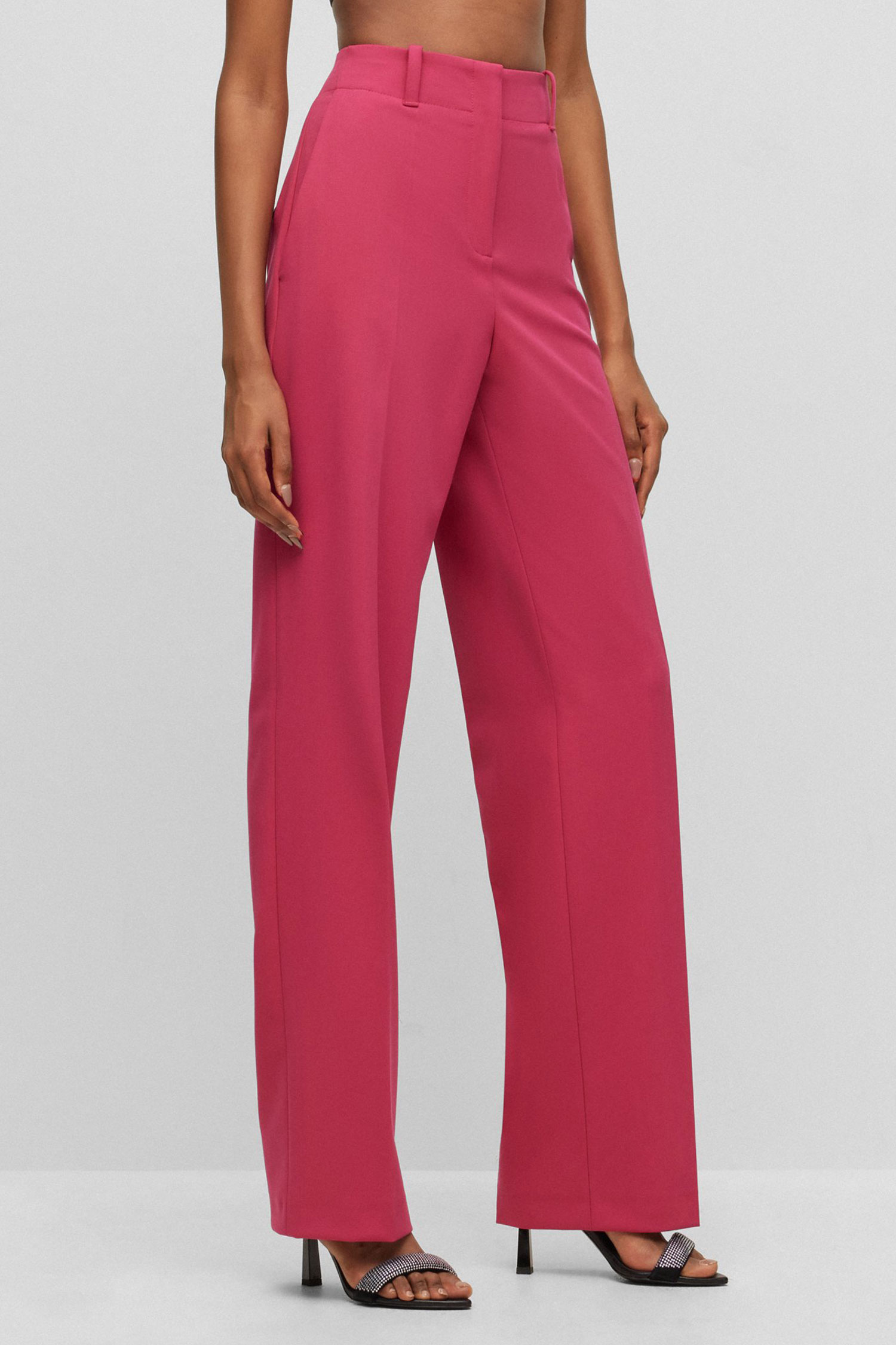 Жіночі рожеві брюки HUGO 50412985;663