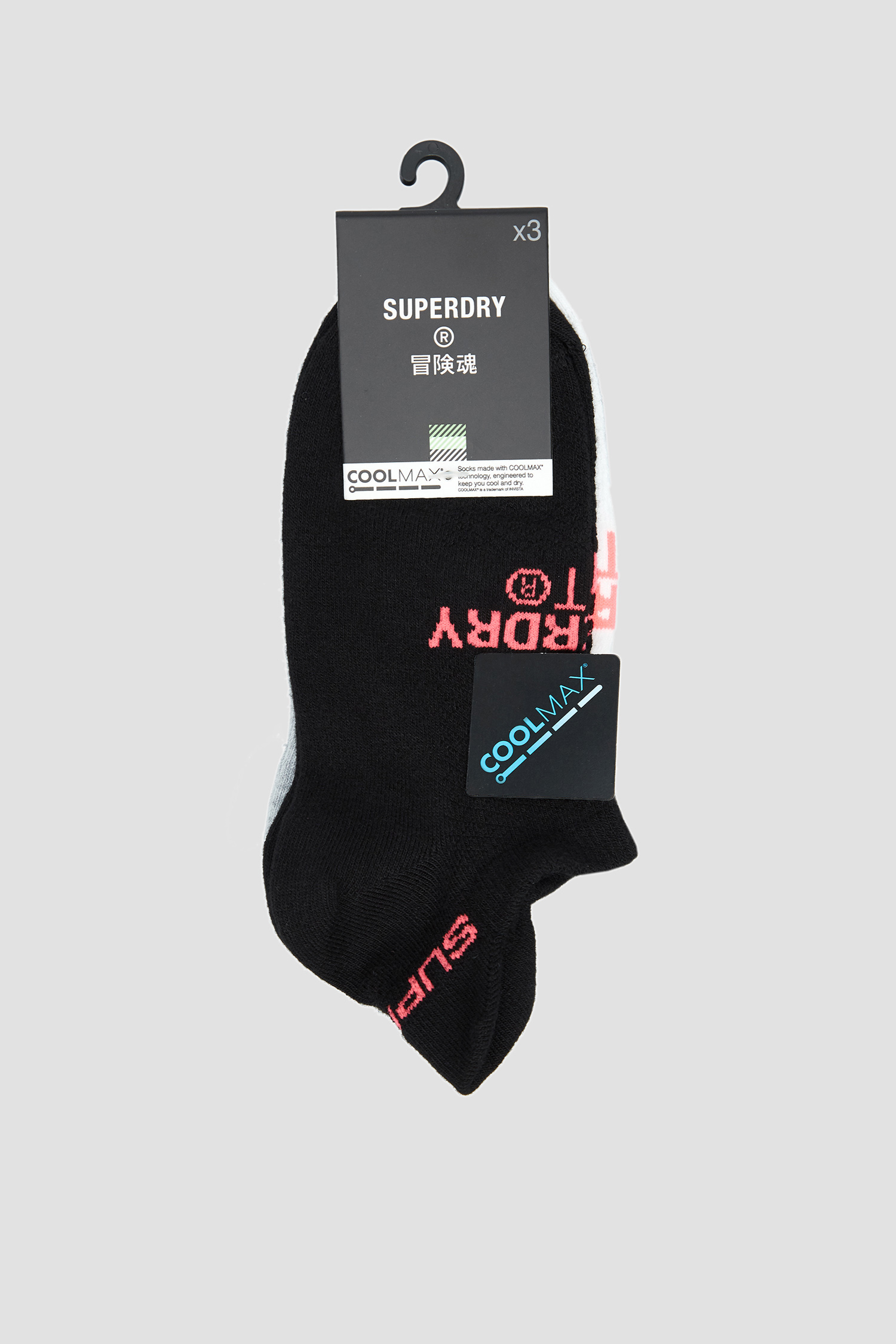 Бавовняні шкарпетки для дівчат (3 пари) SuperDry WS400011A;64L
