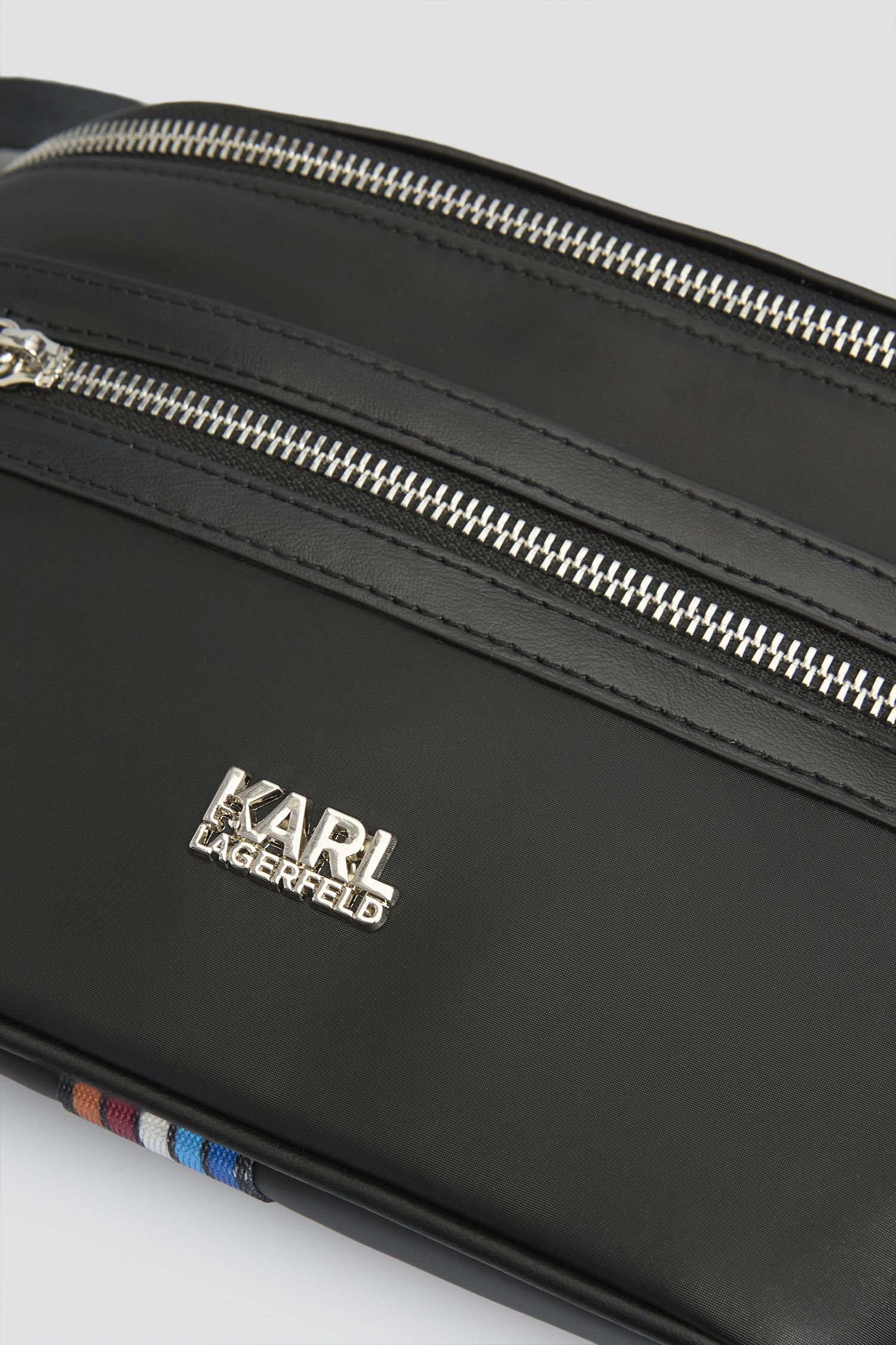 Мужская черная поясная сумка Karl Lagerfeld 543113.805912;990