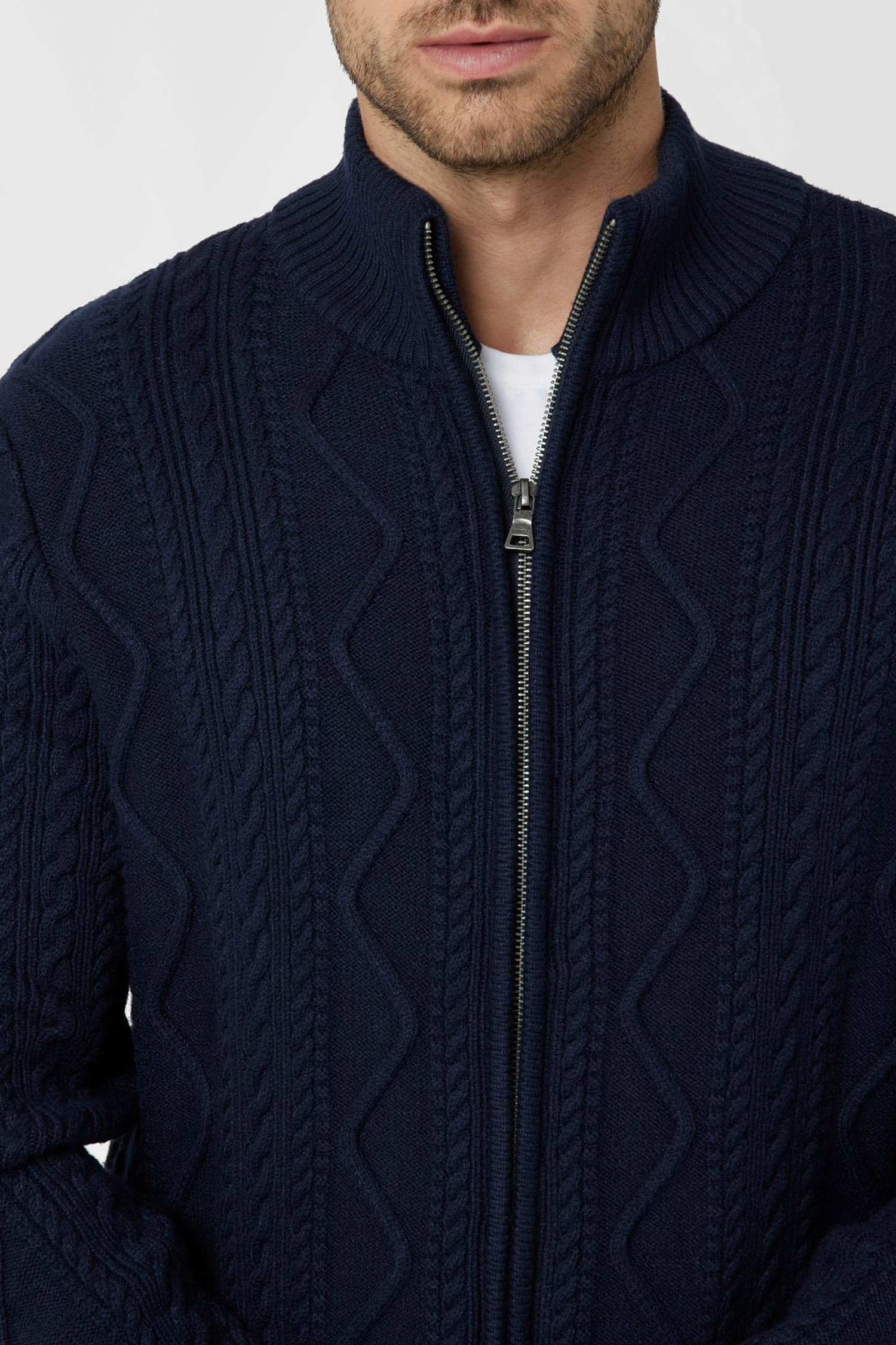 Мужской темно-синий кардиган Guess M4BR52.Z2ZK2;G7V2