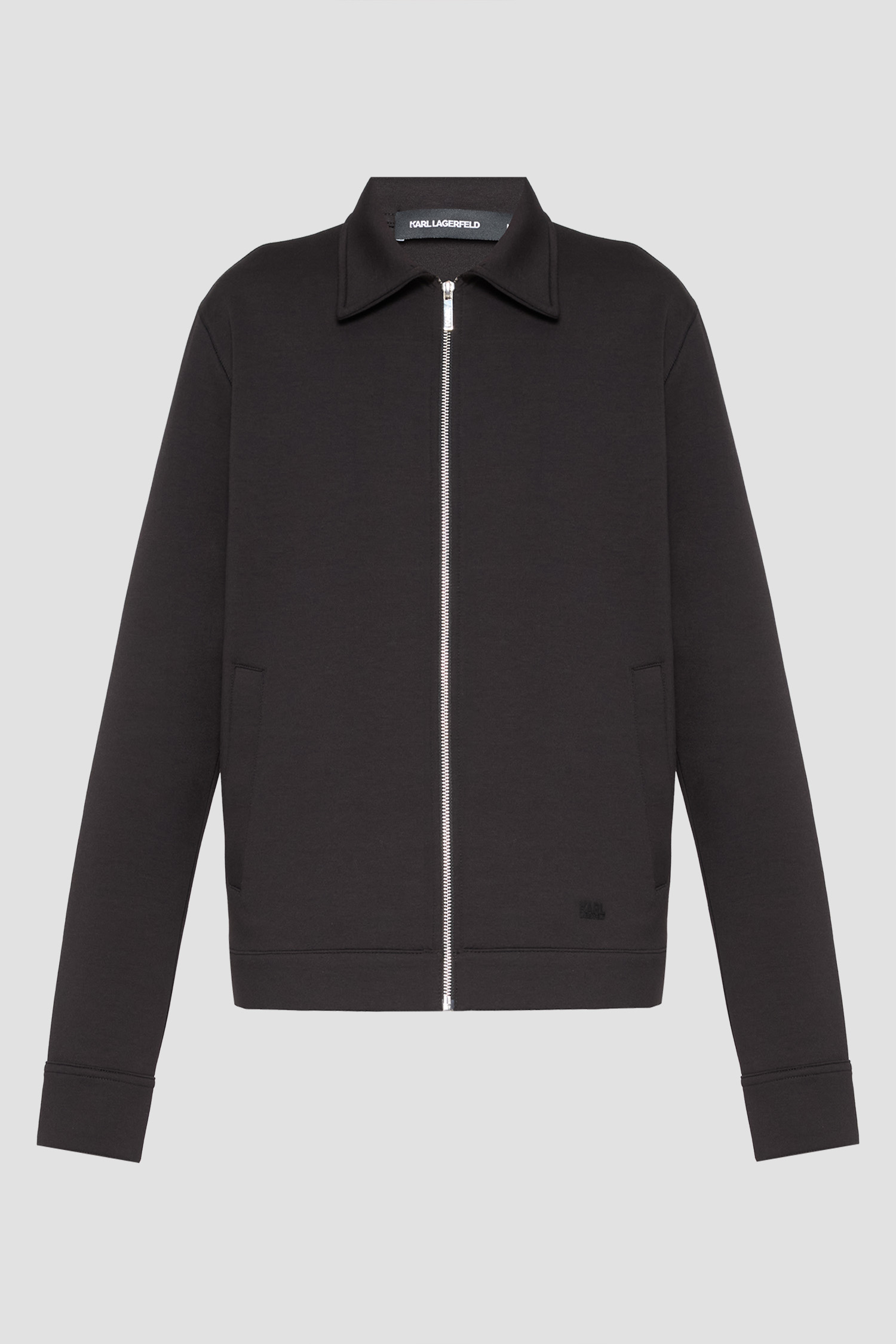 Мужская черная кофта на молнии Karl Lagerfeld 553902.505064;990