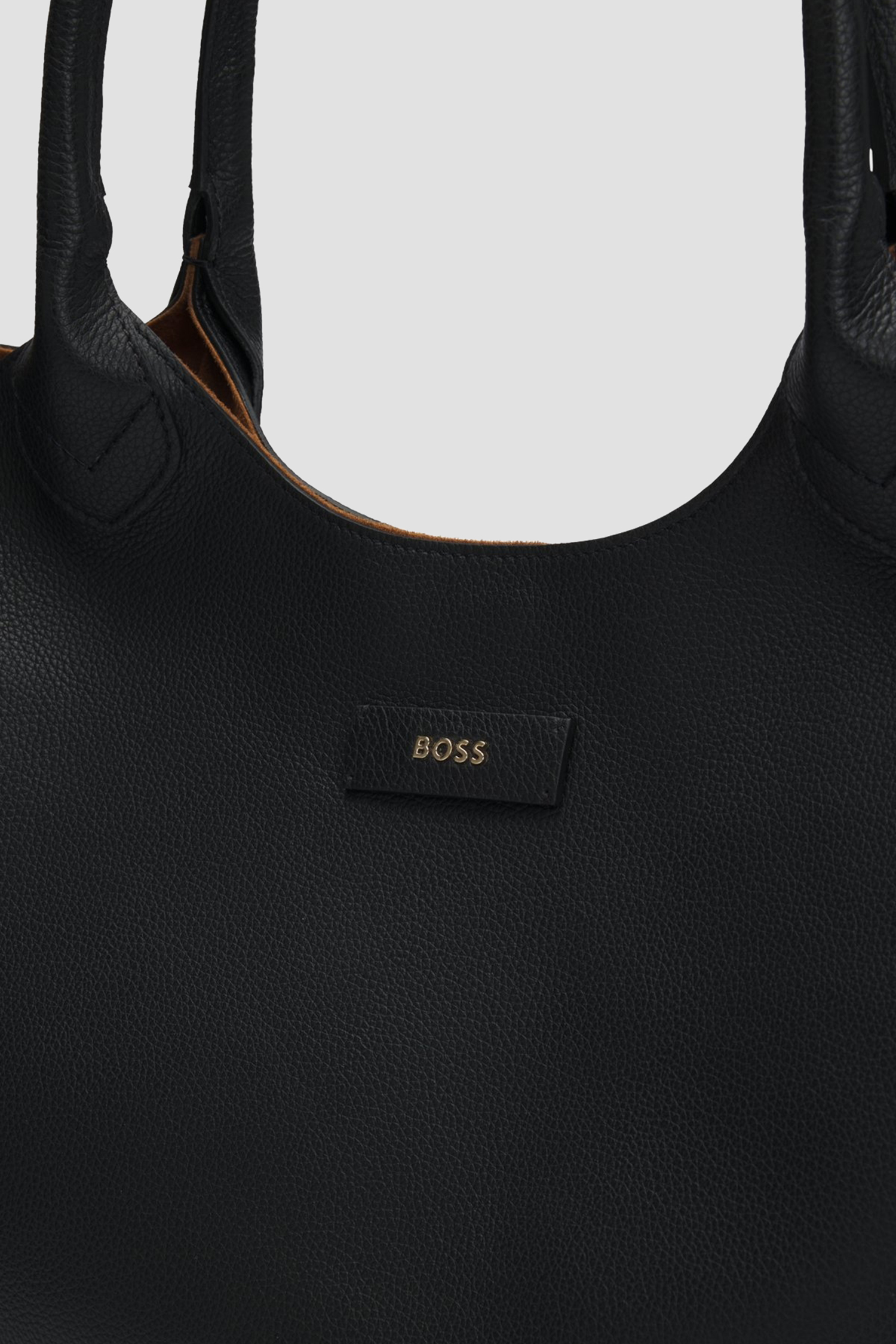 Жіноча чорна шкіряна сумка BOSS 50536554;001