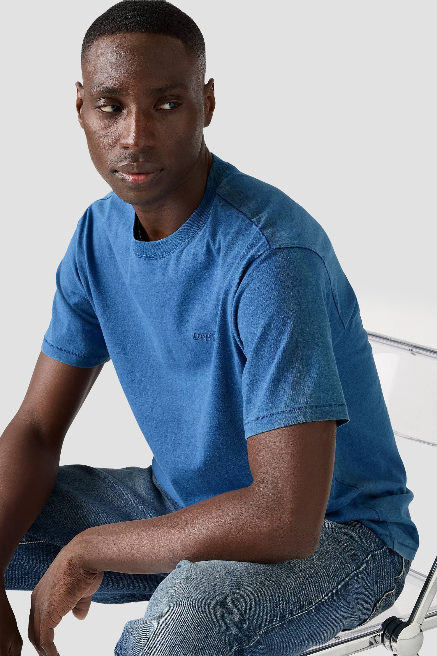 Мужская синяя футболка Levi’s® A0637;0173