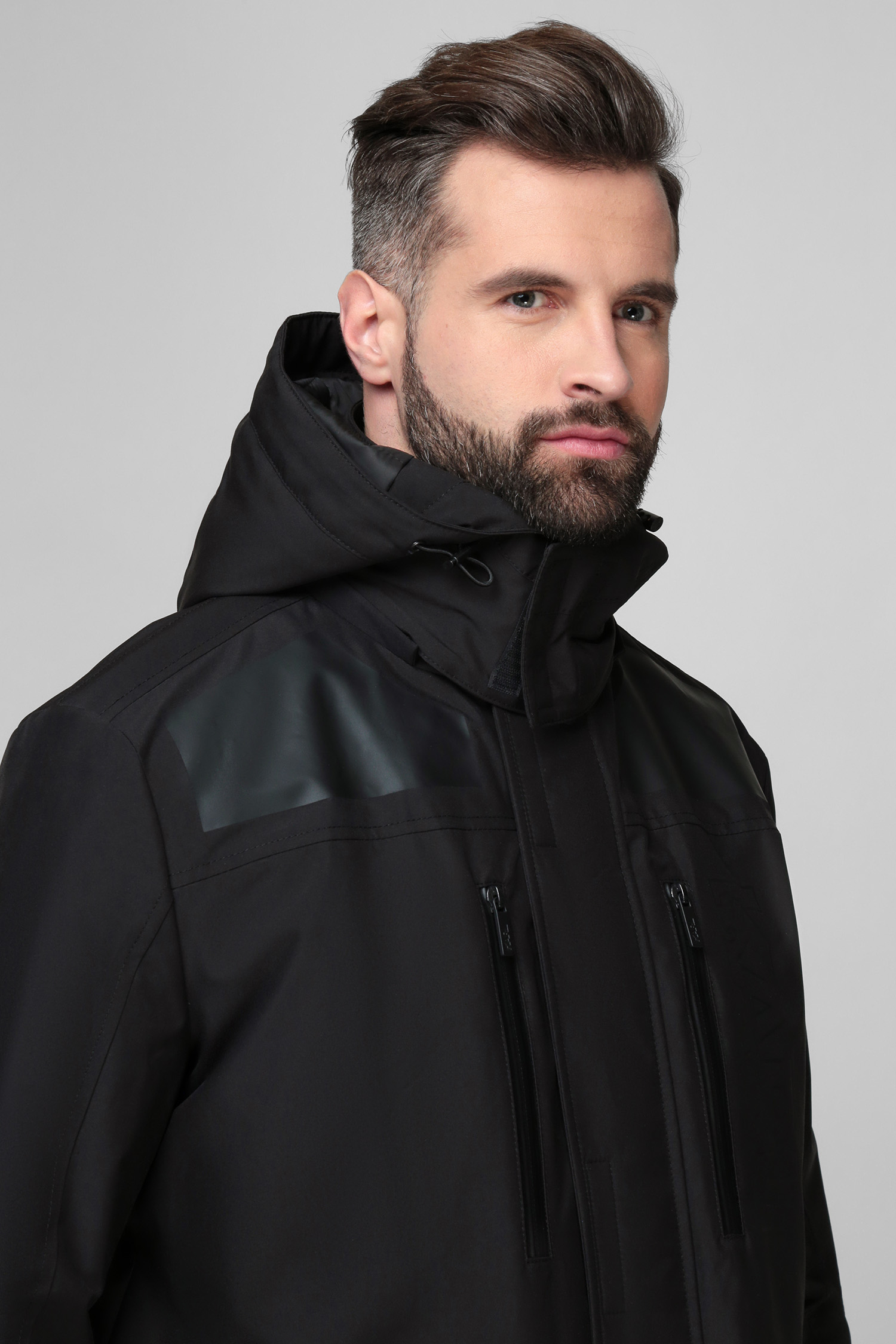 Мужская черная парка Karl Lagerfeld 512540.455016;990