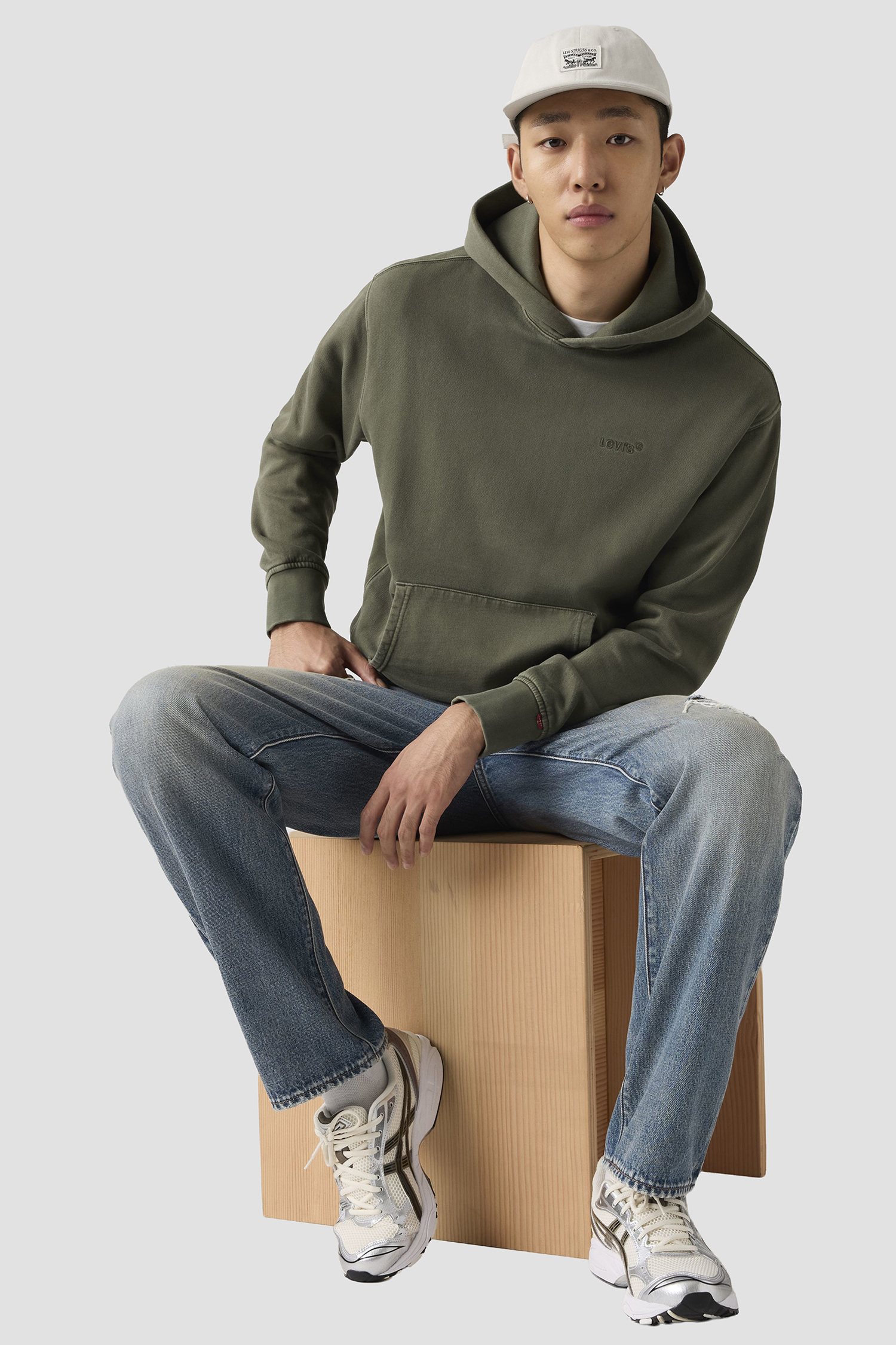 Мужское зеленое худи Levi’s® A8435;0040