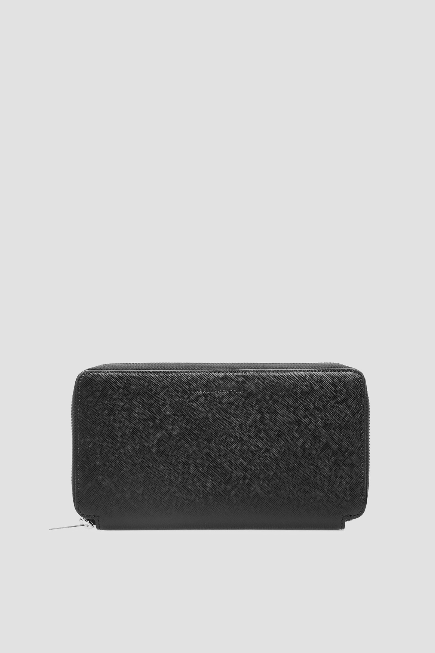 Мужской черный кожаный кошелек Karl Lagerfeld 591461.815414;990
