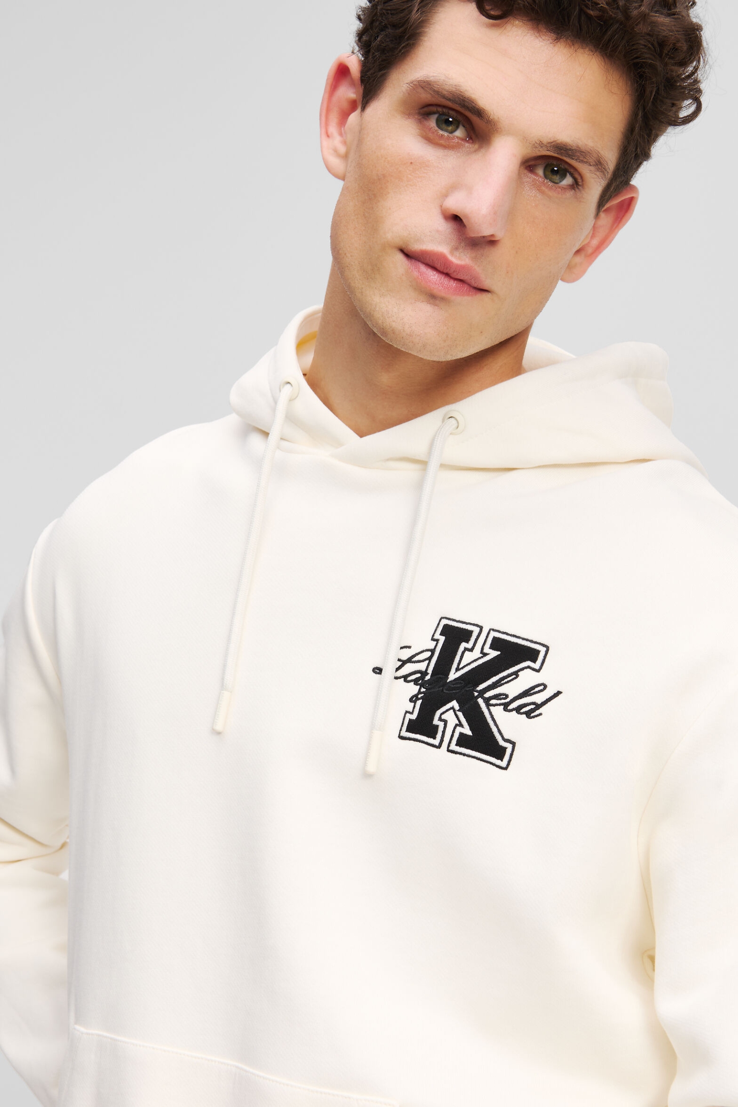 Чоловіче біле худі Karl Lagerfeld 552906.705127;60