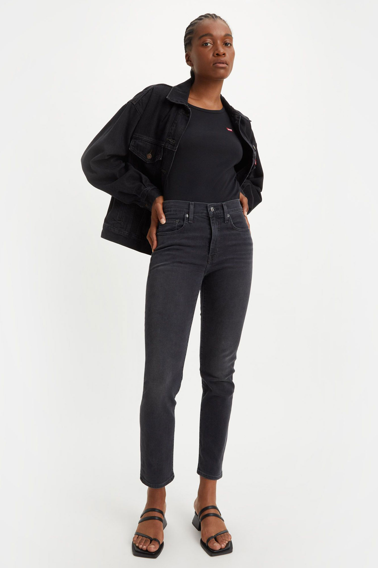 Жіночі чорні джинси 
724® High Rise Straight Levi’s® 18883;0199