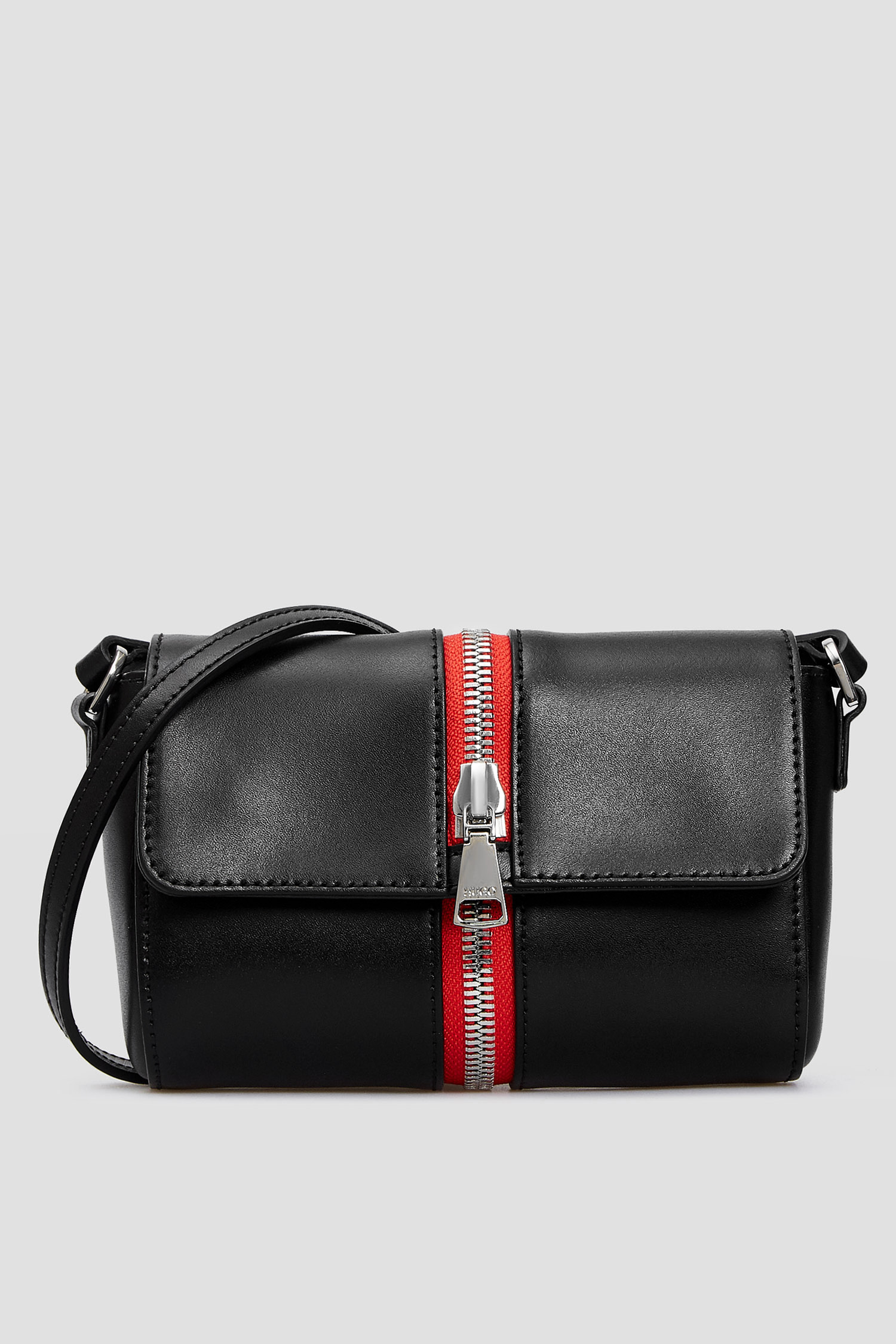 Женская черная кожаная сумка HUGO 50435208;002
