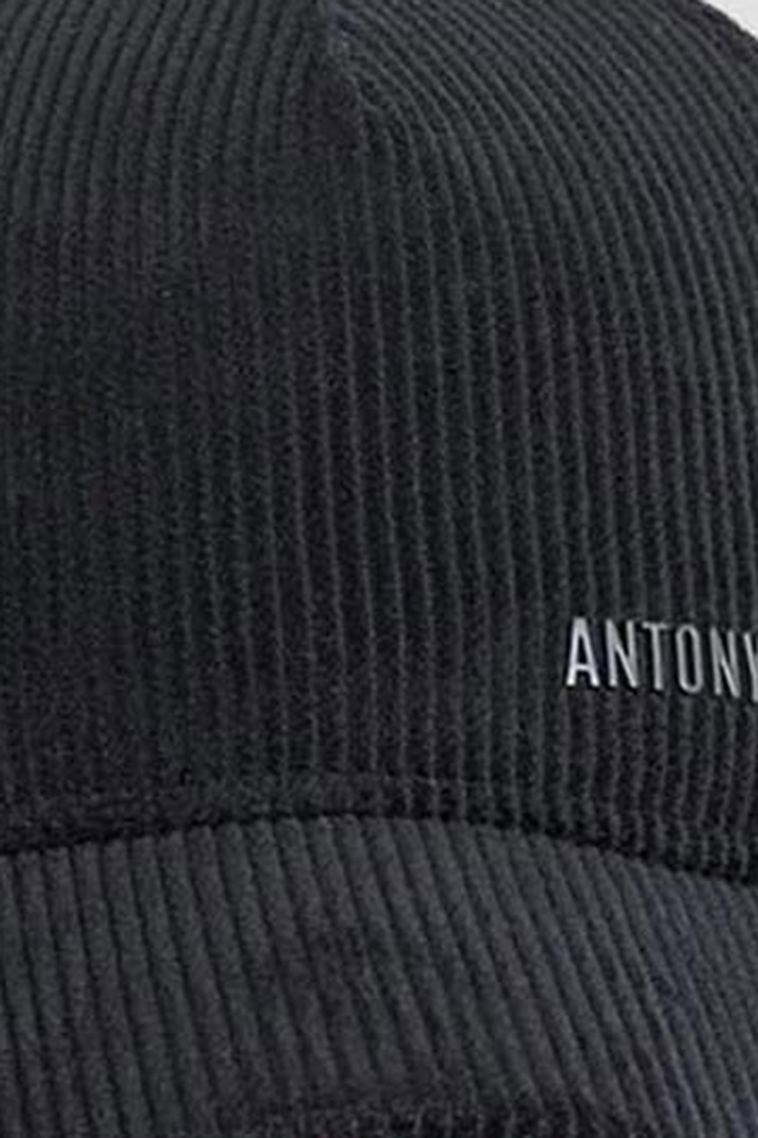 Чоловіча чорна вельветова кепка Antony Morato MMHA00385.FA300030;9000