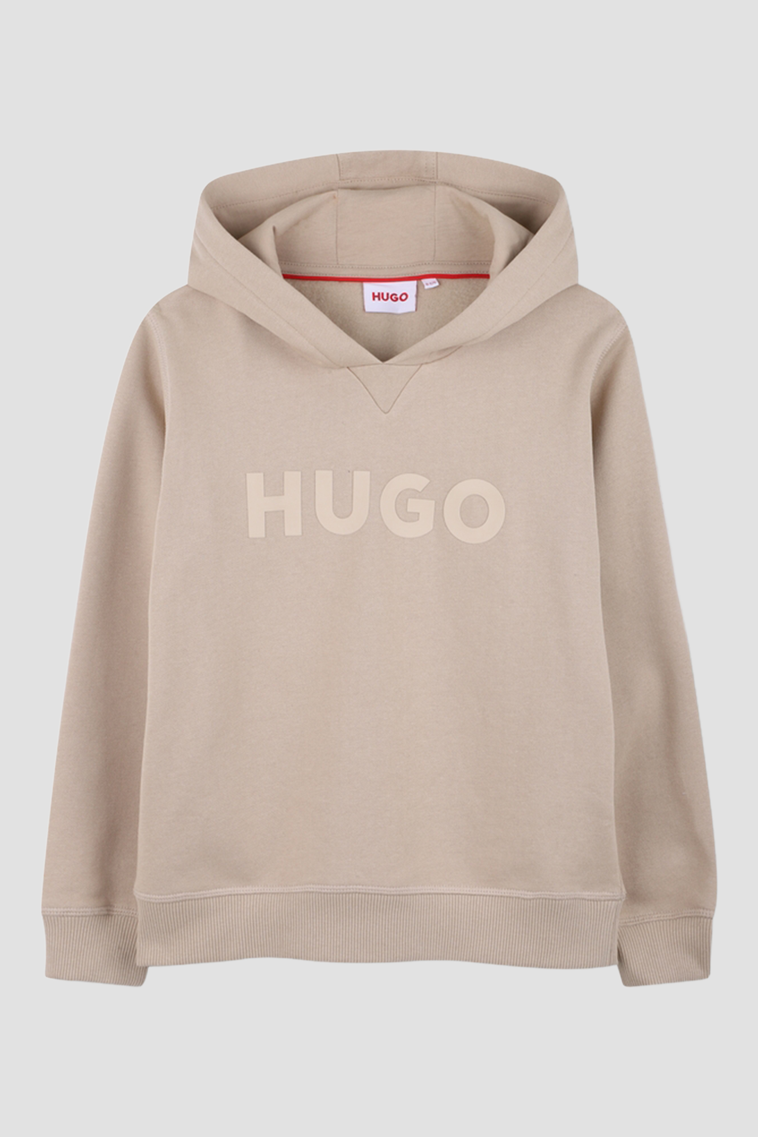Детское бежевое худи HUGO kids G00446;249