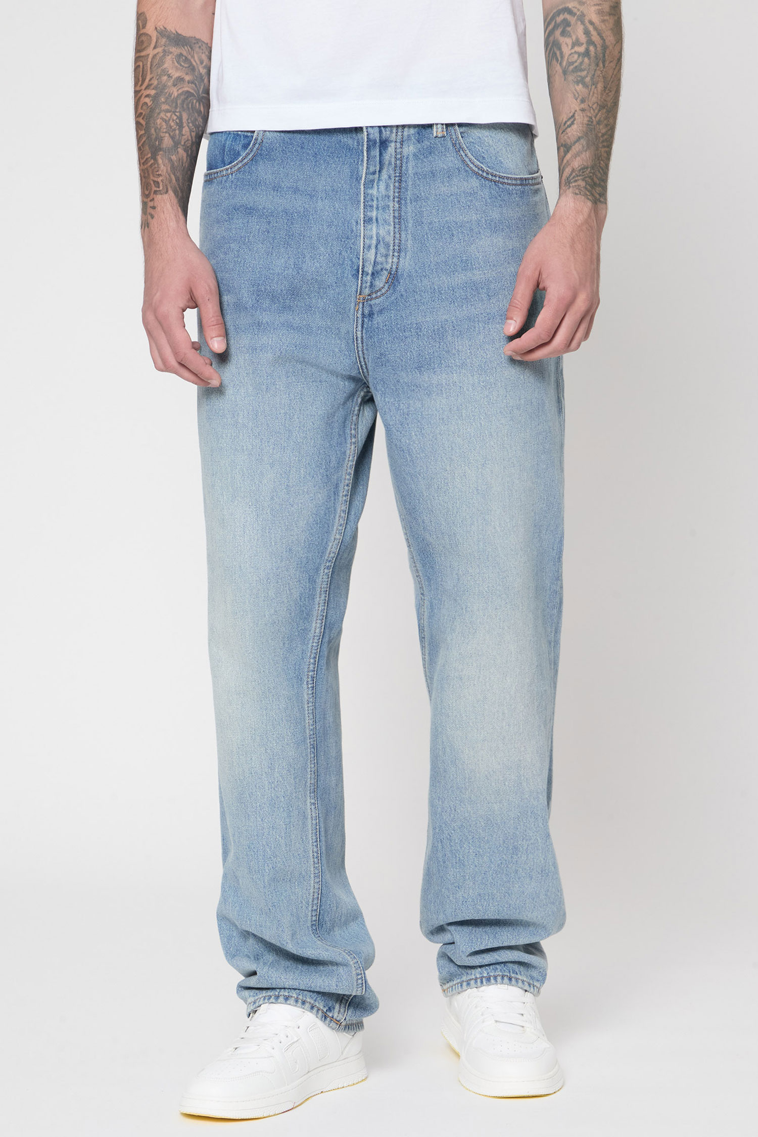 Мужские голубые джинсы HUGO BLUE 50541721;443