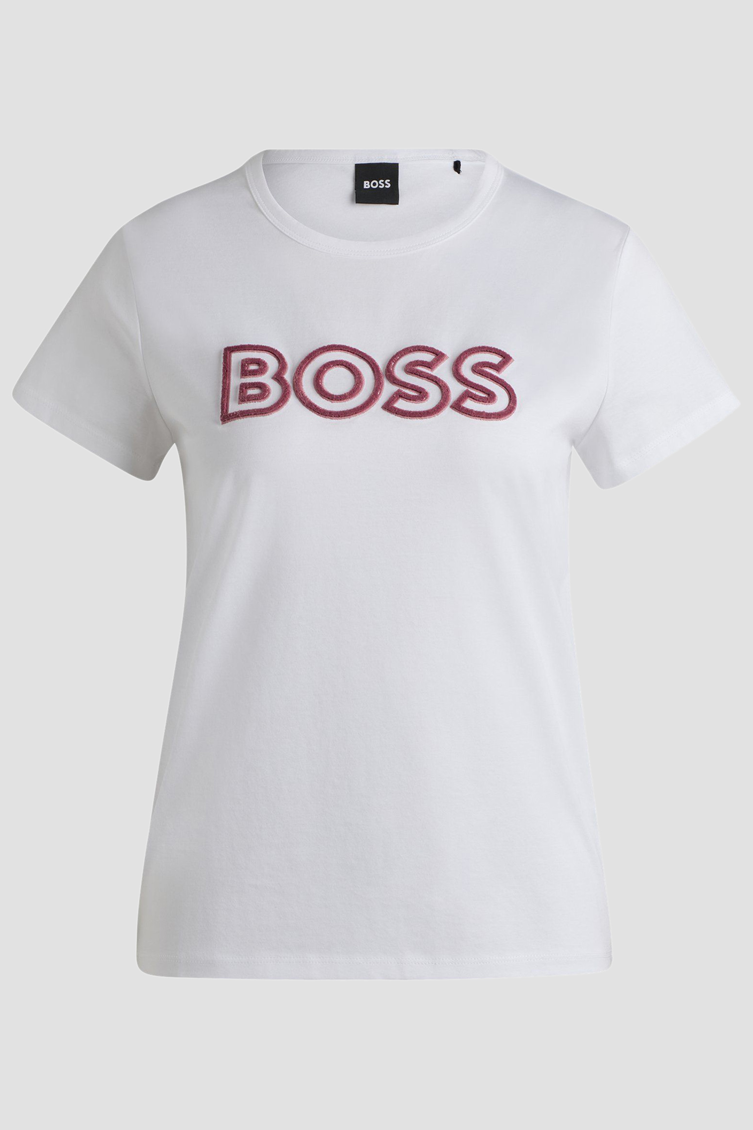 Женская белая футболка BOSS 50522209;100