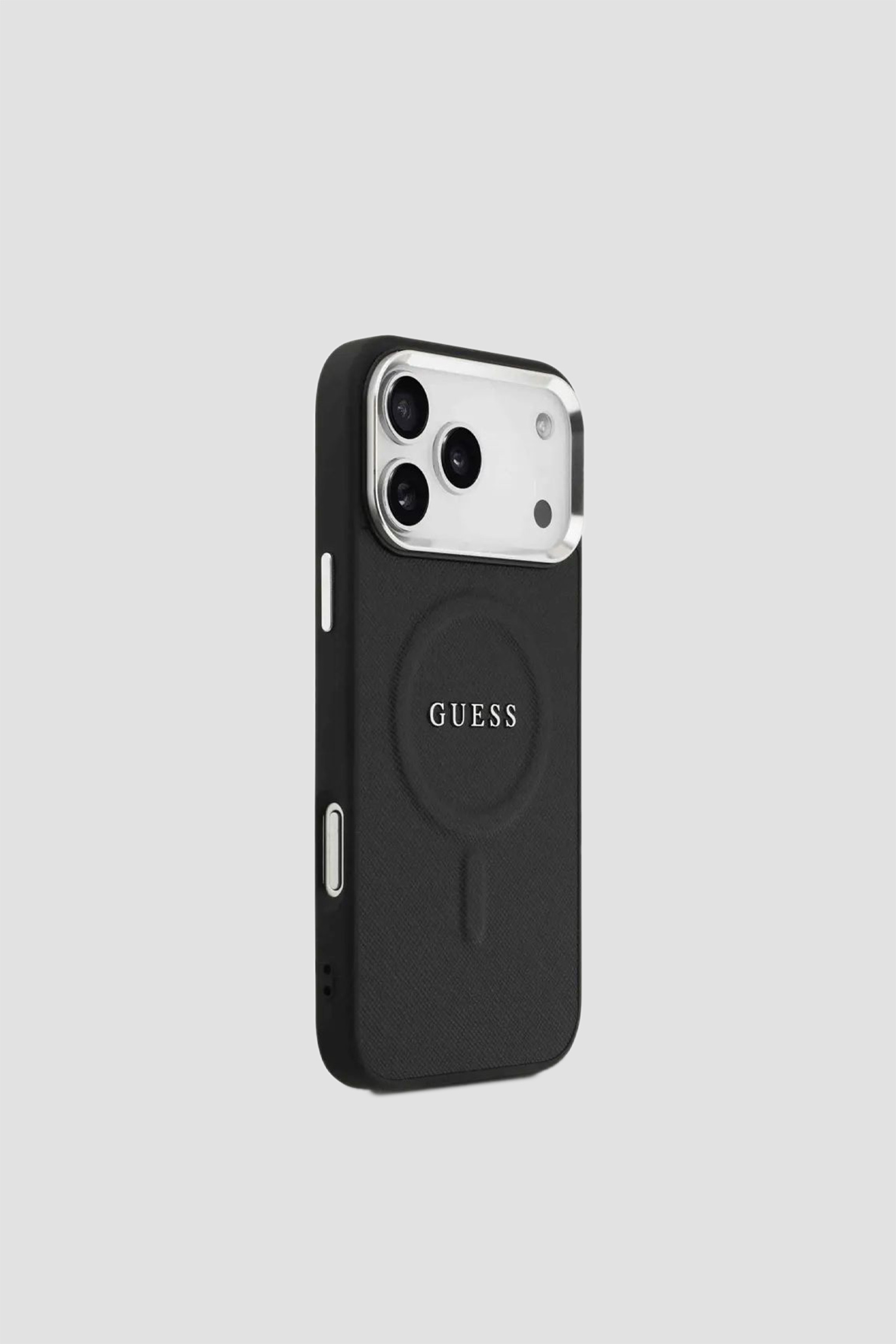 Чорний чохол для телефону iPhone 17 Pro Max Guess GUHMP.17XPSAREGSK;LOGO BLACK